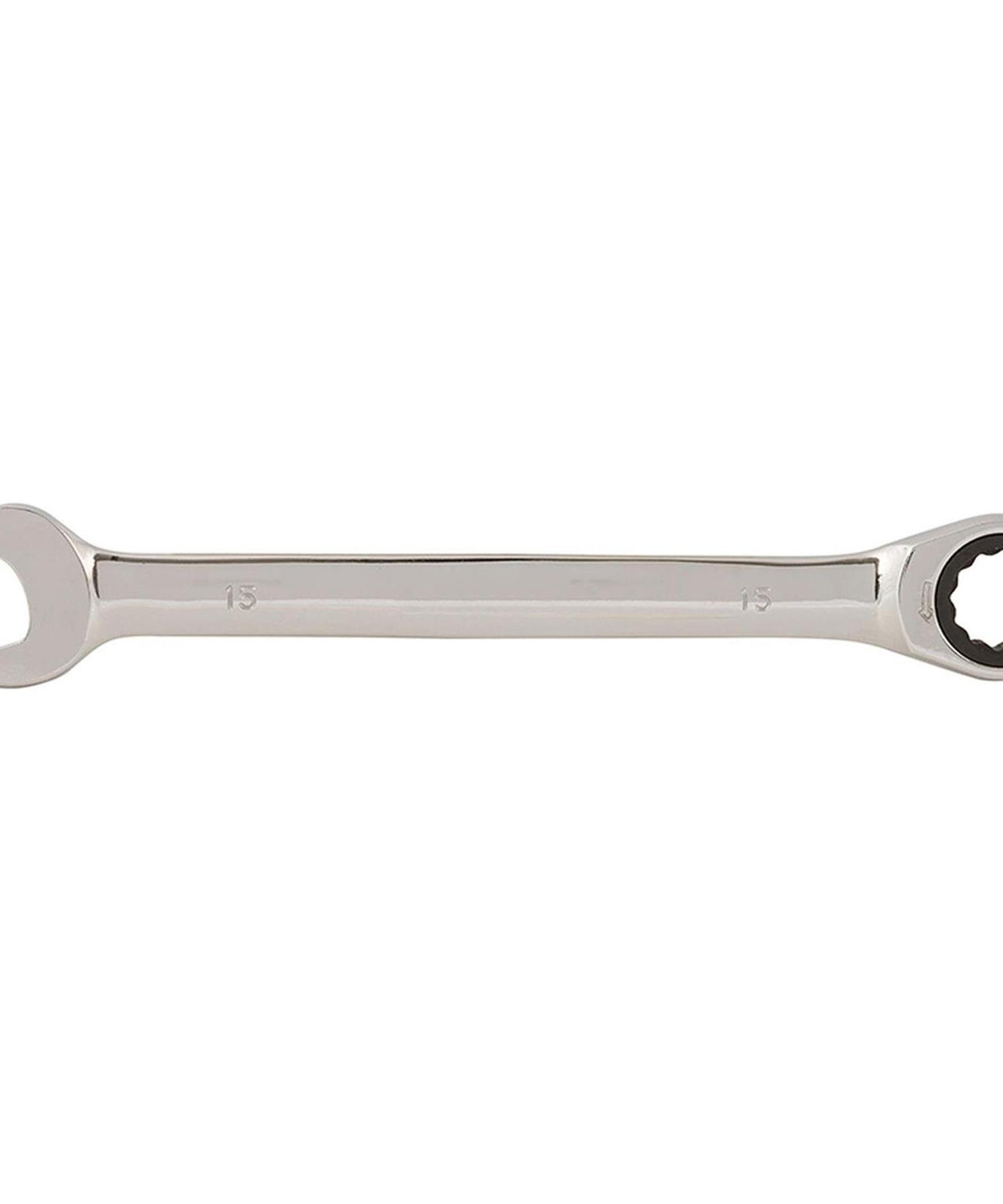 Fixed Head Ratchet Metric Spanner – Open-End Ring Combination, 15mm By Dapetz - Dapetz