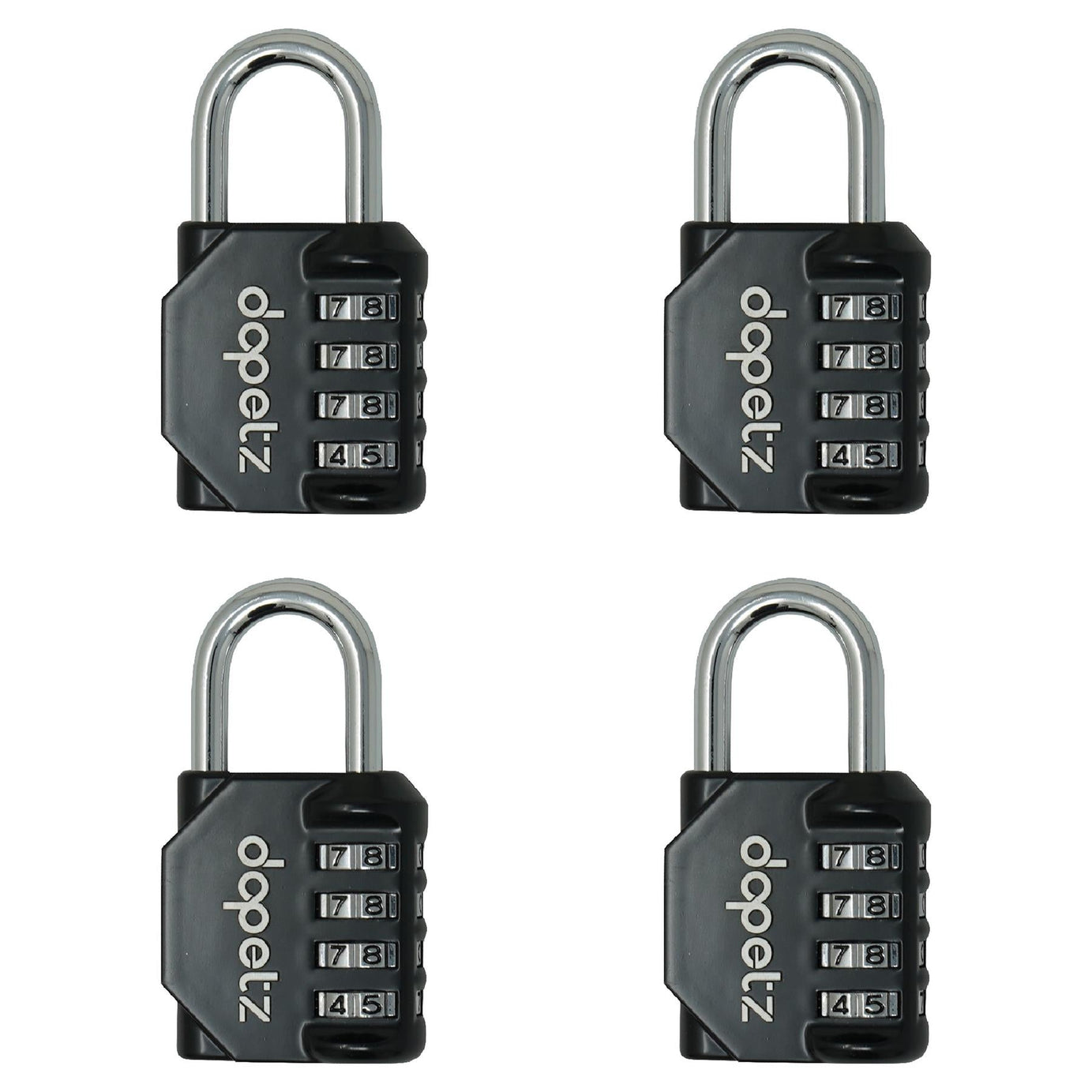 4X Digit Combination Padlock