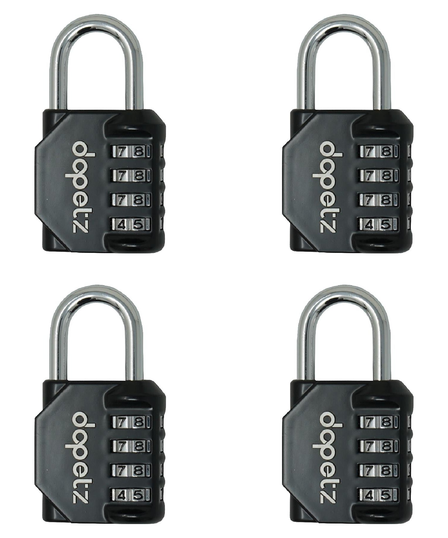 4X Digit Combination Padlock