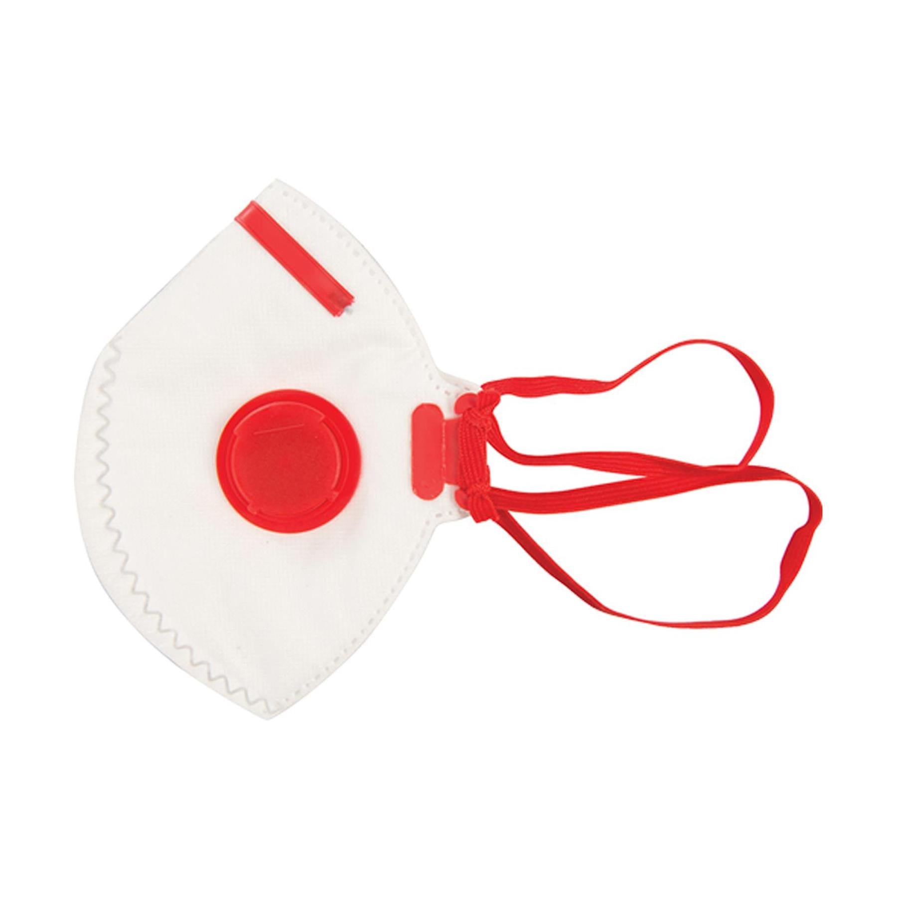 (Pack of 25) FFP3 Valved Face Mask Respirators | Sanding, Paint, Dust Safety Foldflat by Dapetz