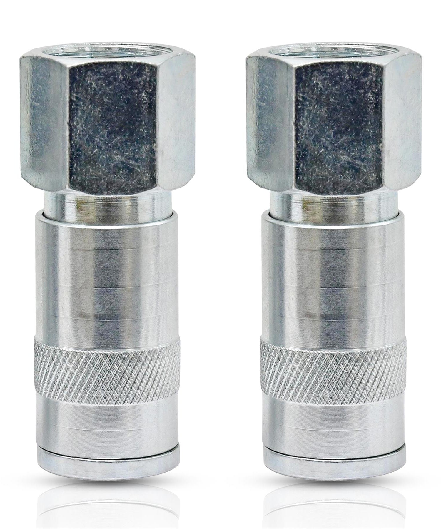 Vertex Air Line Fitting Quick Release Compressor Air Hose 1/2" Female Thread 2PC