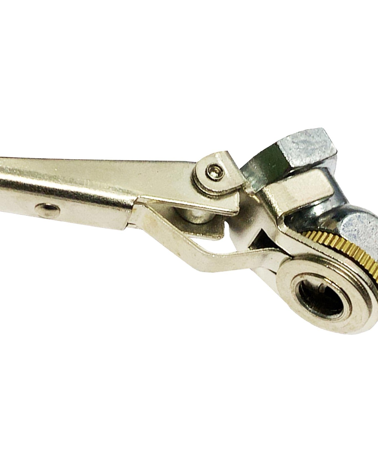 Tyre Valve Air Hose Chuck Airline Inflator Connector Brass Clip On Car Truck By Dapetz