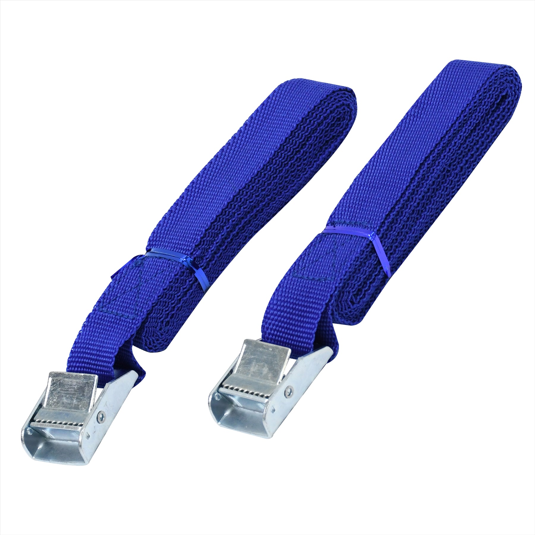 Set Of 2 Lashing Straps Cargo Luggage Tie Down Cam Buckle Roof Rack 2.5m X 25mm By Dapetz