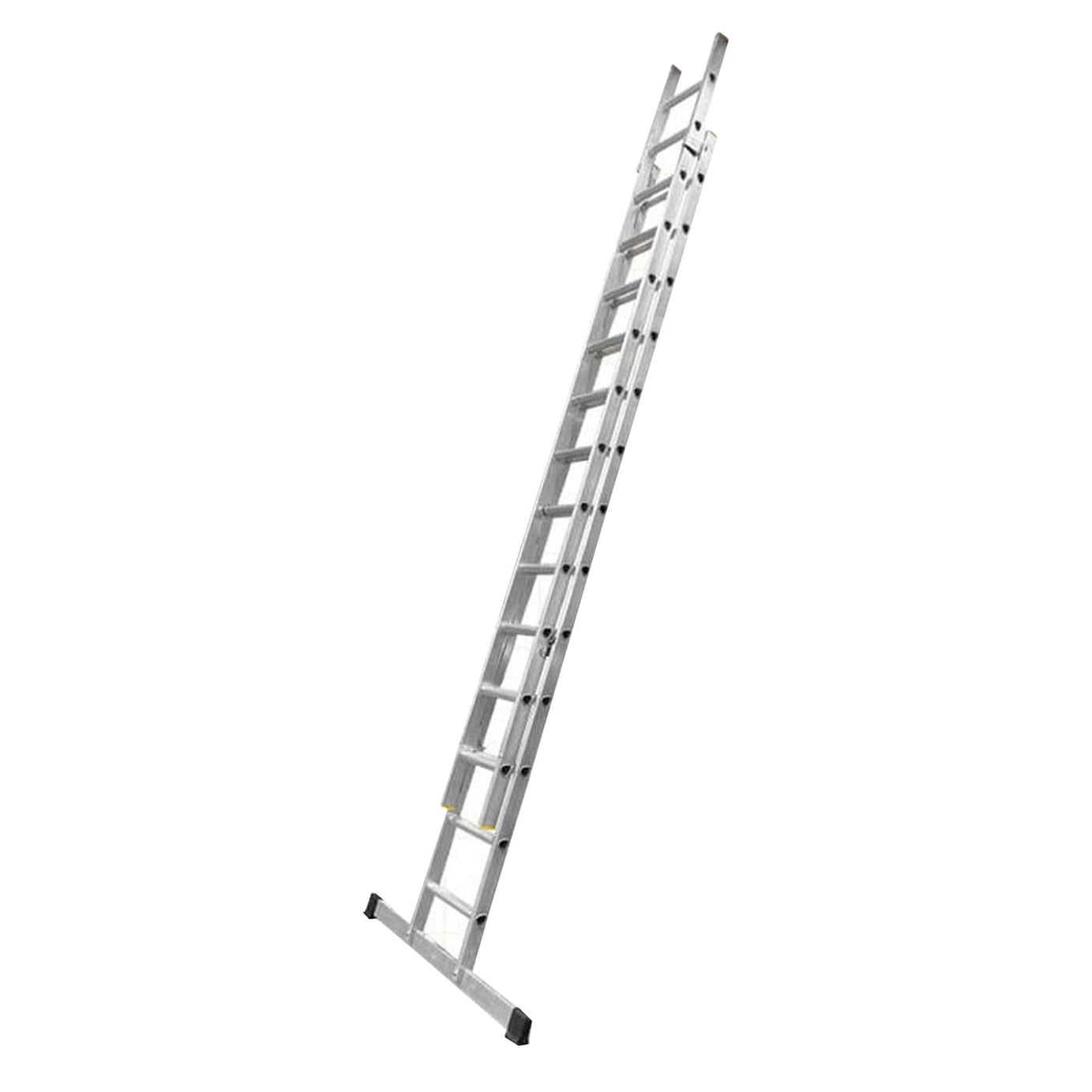 Dapetz PRo 11 Rung Aluminium Extension Ladder 3m, Double Section, Made In Uk