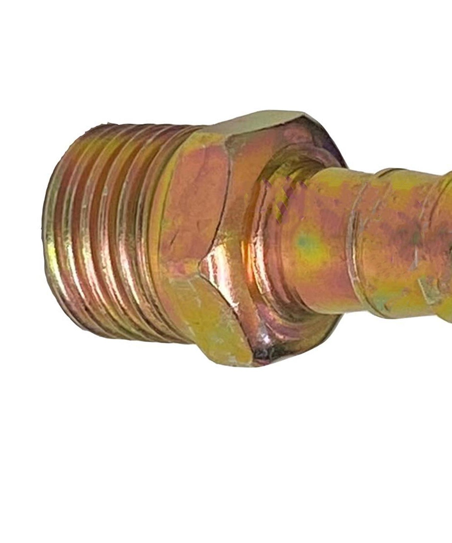 Brass 1/4" BSP to 8mm Male Barb Hose Tail Fitting Fuel Air Gas Water Hose Oil