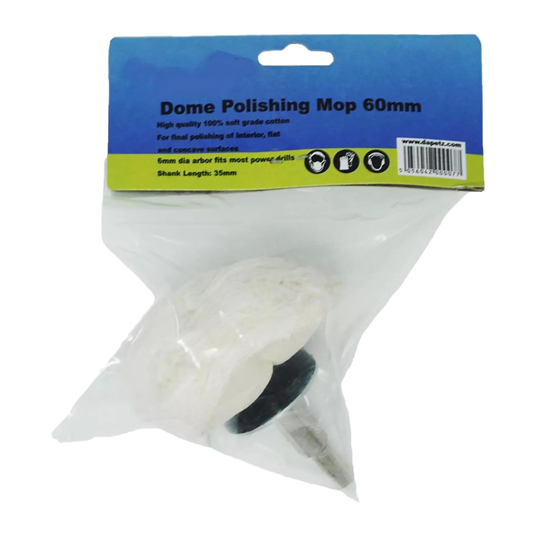 Polishing Mop Buffing Cotton 100% 60mm Dapetz