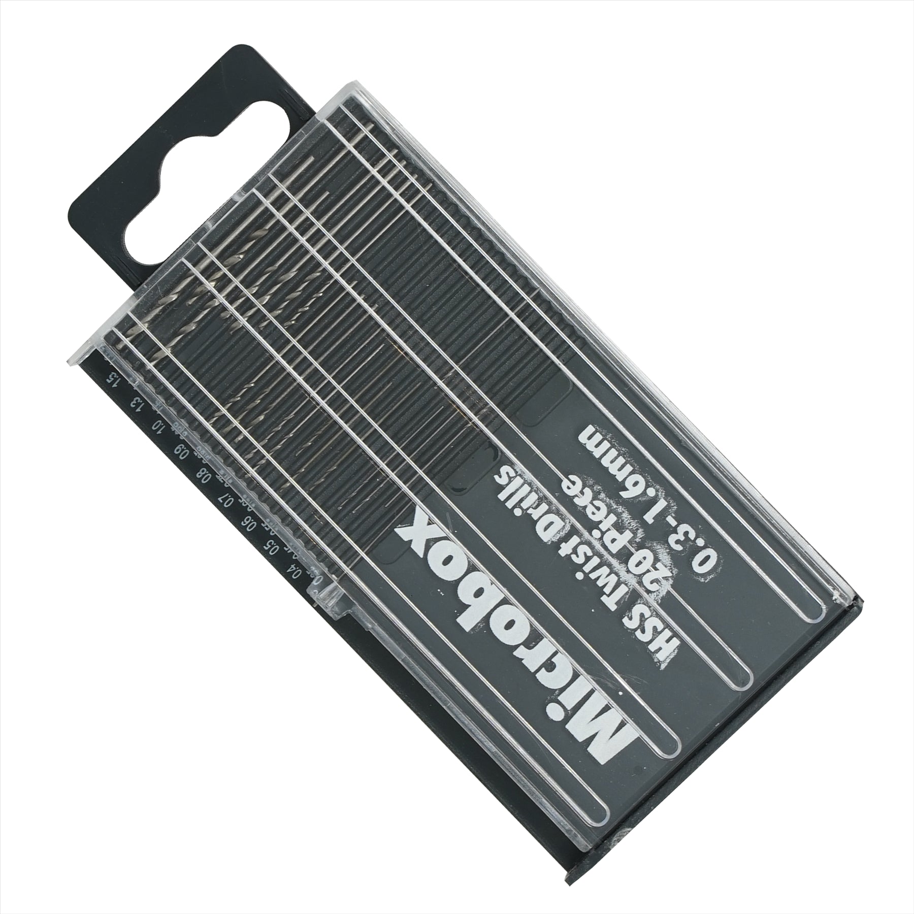 20pc HSS Micro Miniature Drill Bit Set For GMC Dremel Jewellery Hobby Craft Tool