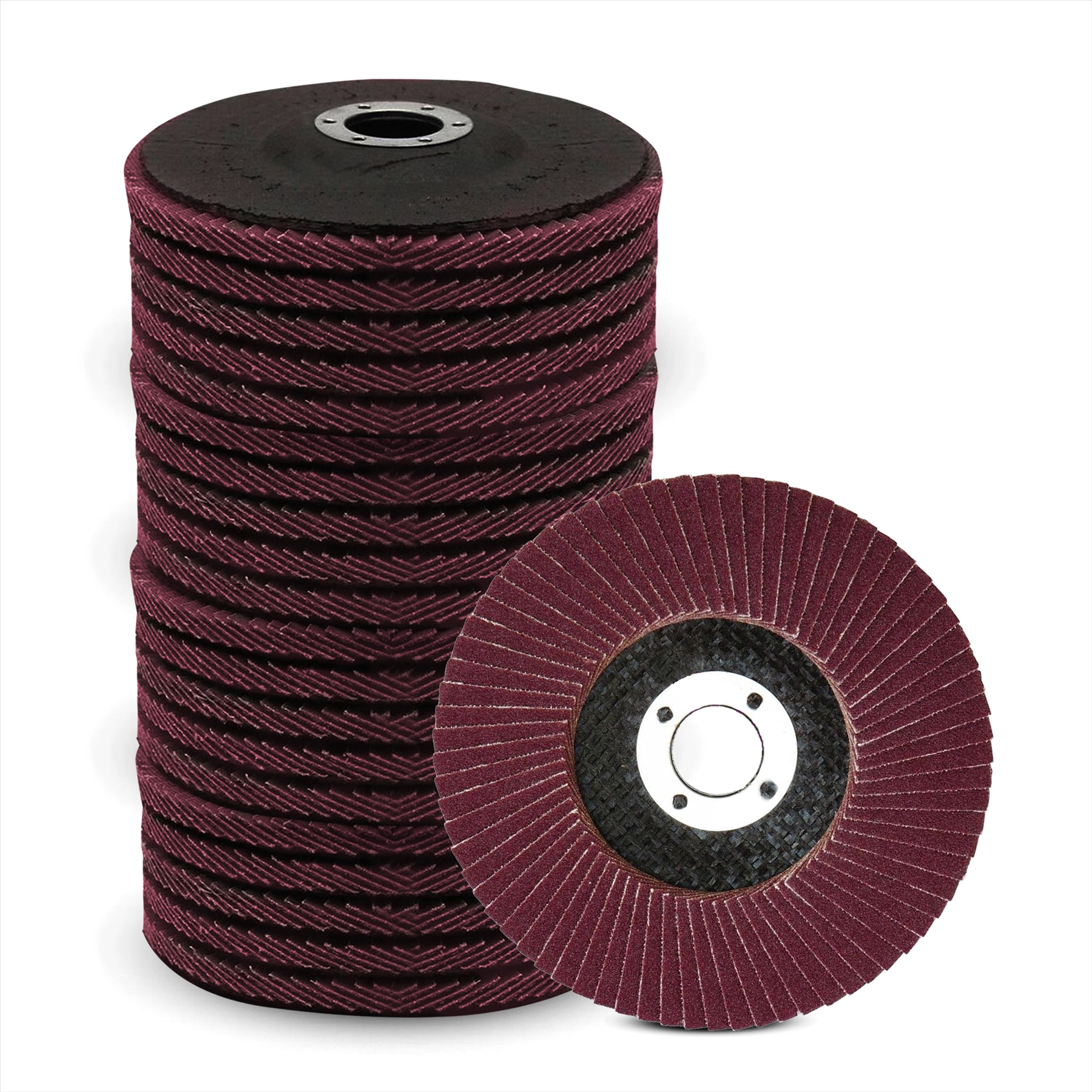 115mm 4.5'' 60 Grit 20 PCAngle Grinder Aluminium Oxide FLAP DISCS Grinding Wheel