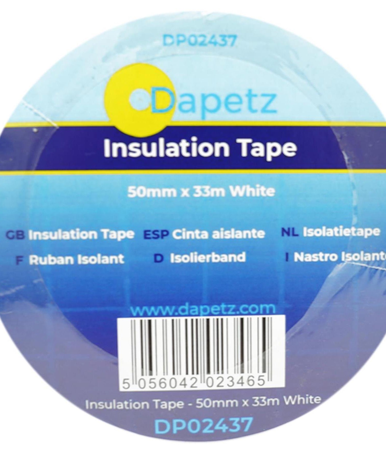 5 x High Quality PVC Electrical Insulation Tape (2 Inch 50mm) White Wide Flame Retardent