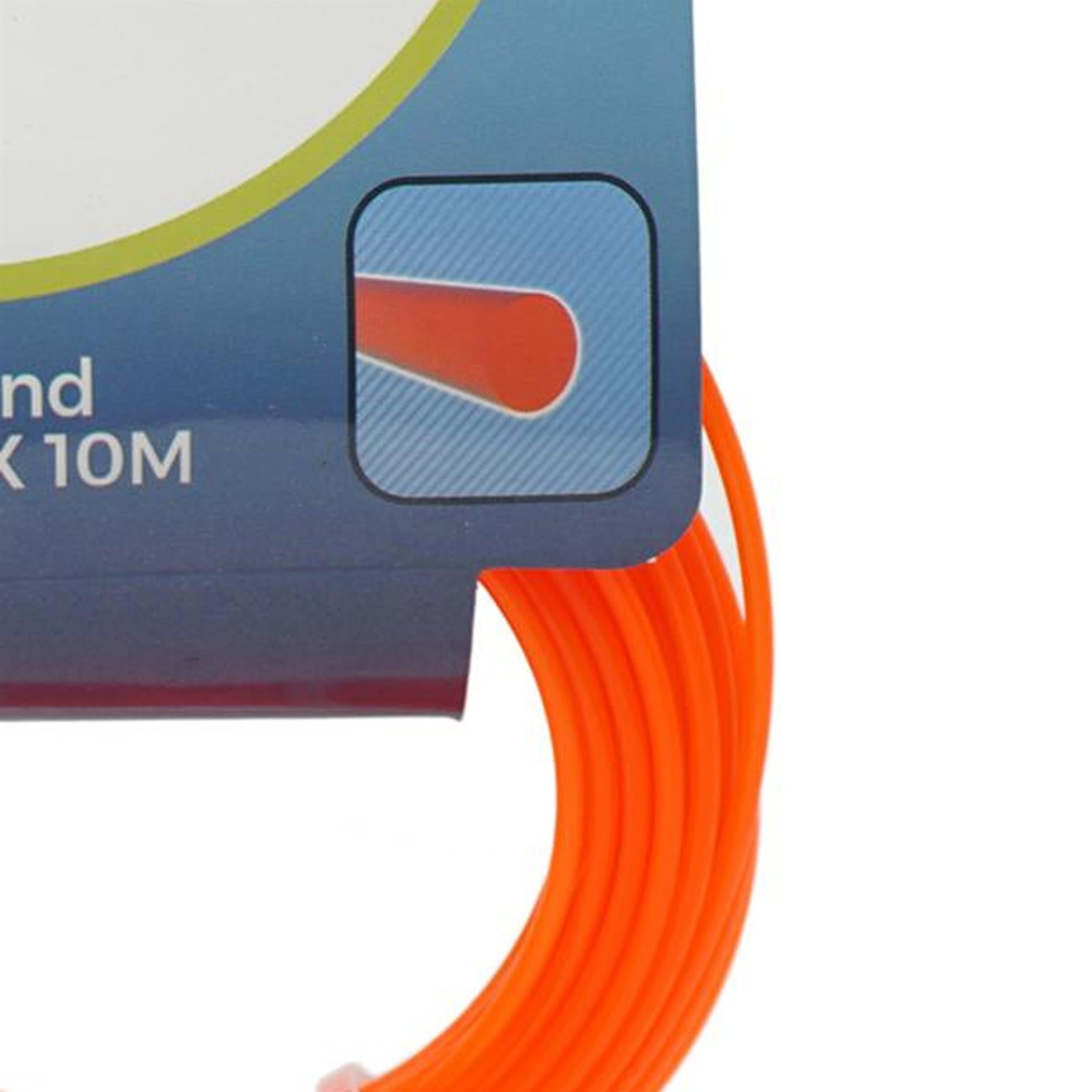 Round Strimmer Cord Line Wire String Nylon Petrol Trimmer 10m x 2mm by Dapetz