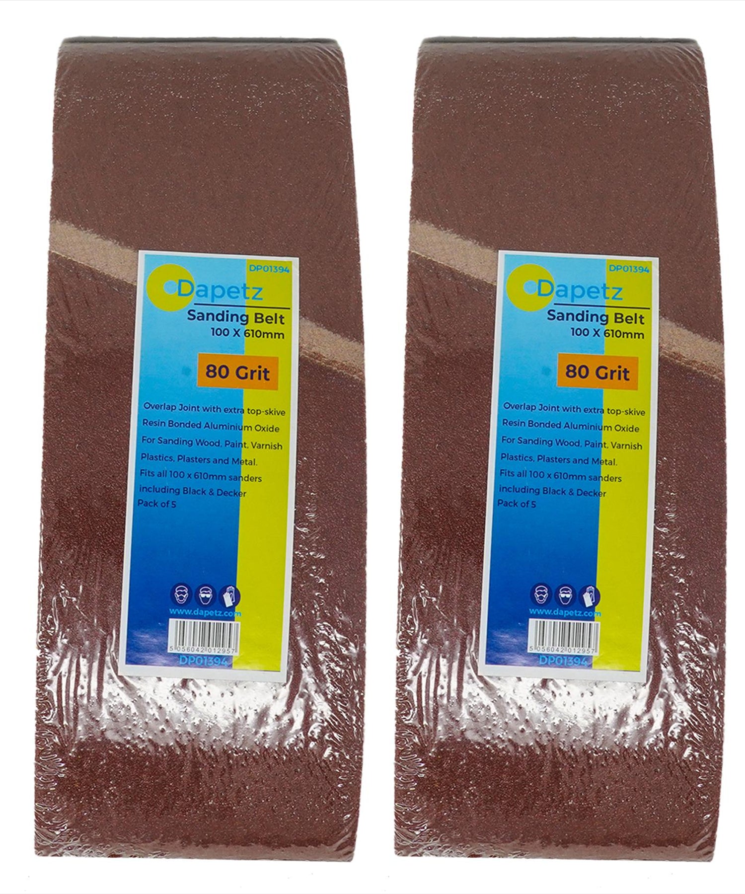 10 X New 100 X 610mm 80 Grit Medium Sander Sanding Belts High Quality Kit