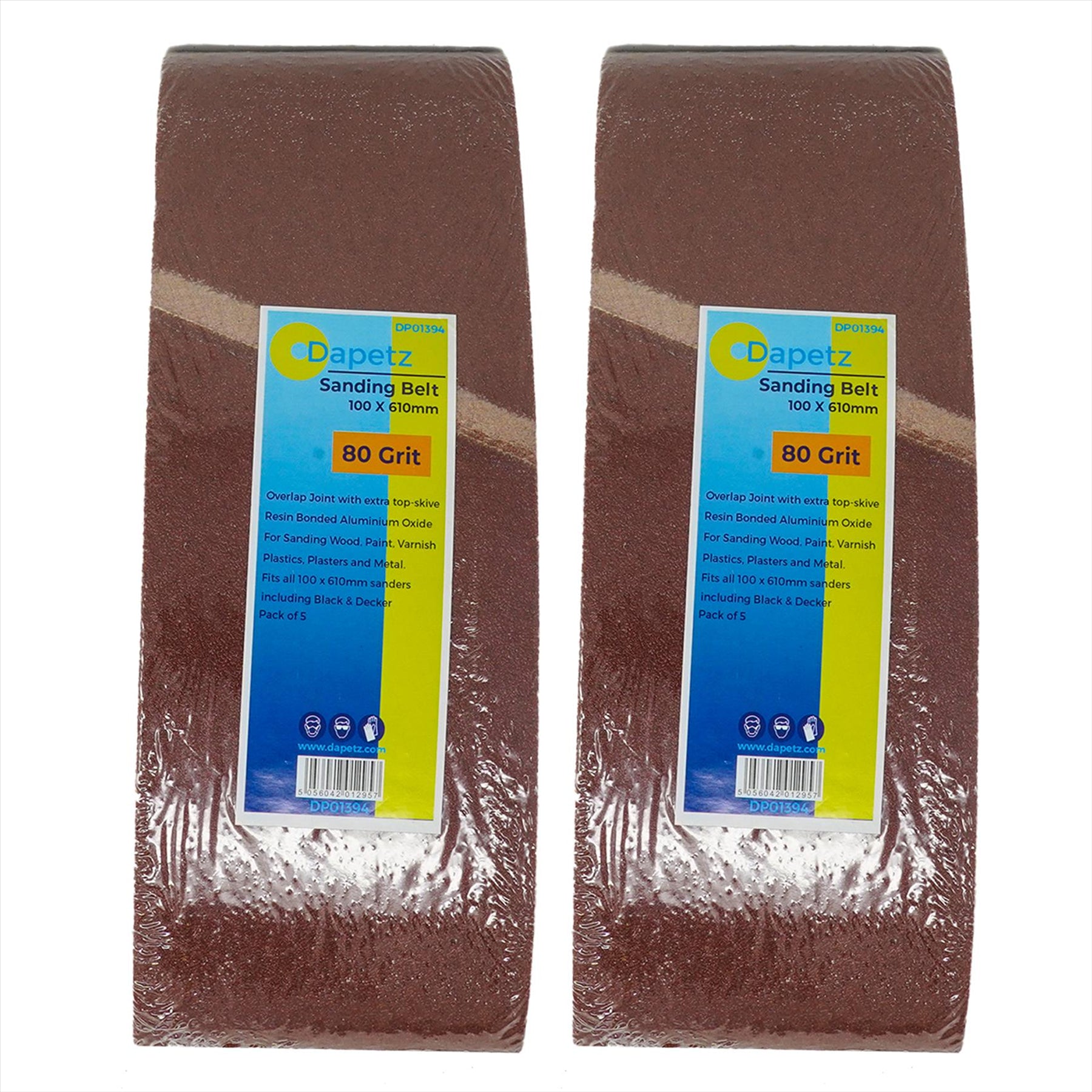 10 X New 100 X 610mm 80 Grit Medium Sander Sanding Belts High Quality Kit