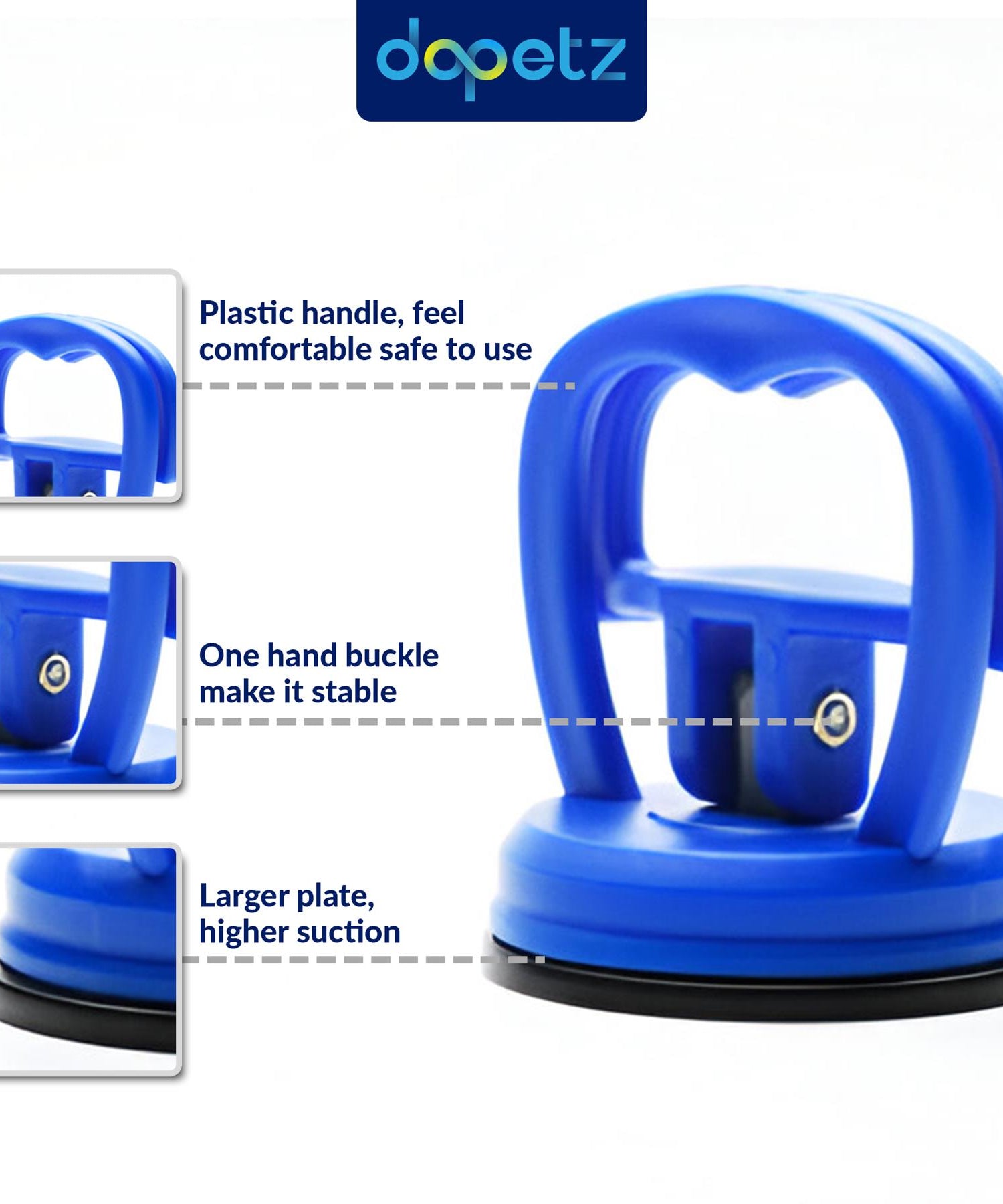 2PCS Suction Cup Car Body Ding Remover Repair Sucker Dent Puller Bodywork 35KG By Dapetz