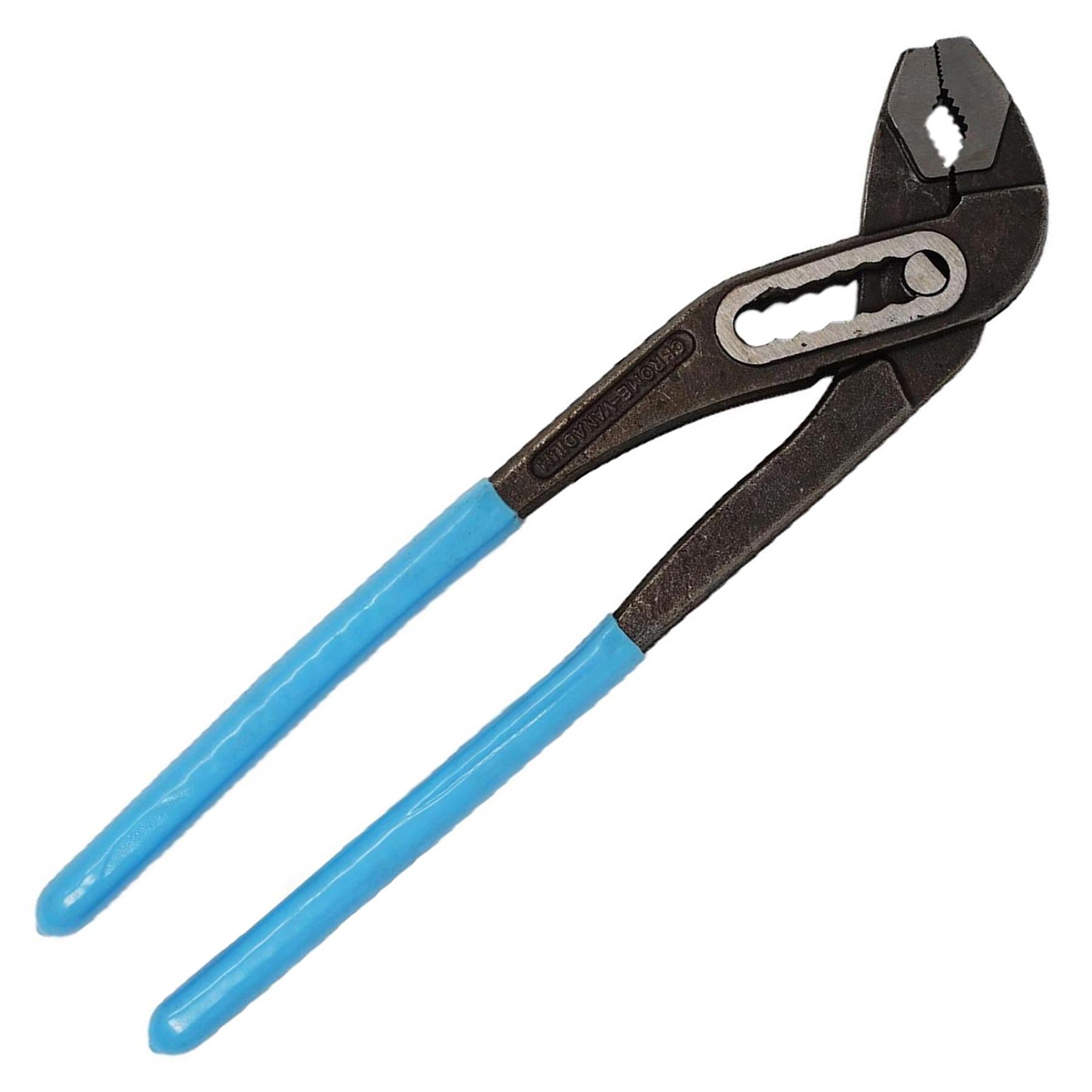 12" Plumbers Slim Jaw 300mm Waterpump Pipe Wrench Pliers Grips Pump Chrome By Dapetz
