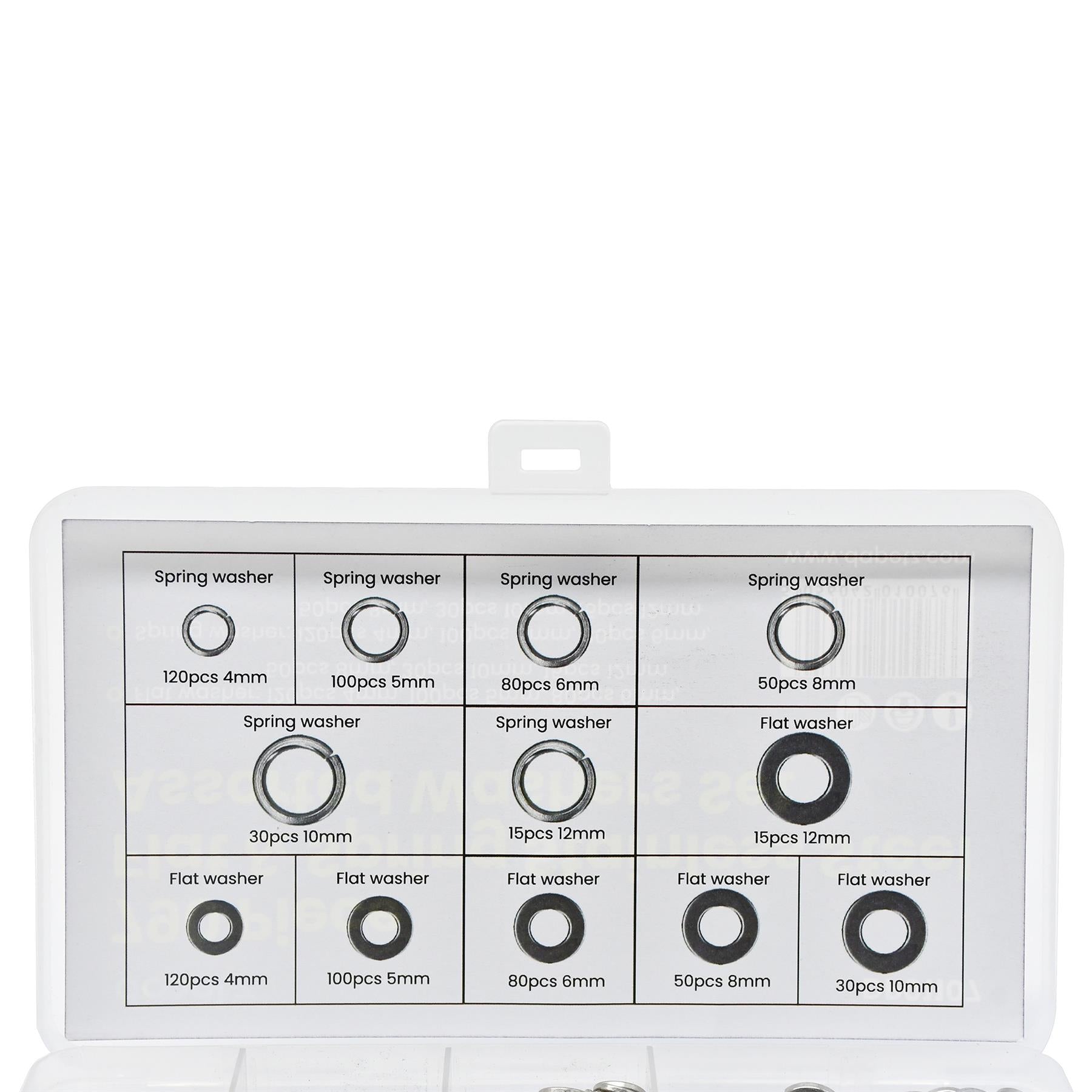 Spring Washers Stainless Steel Flat,790 Pc Assorted Set Dapetz