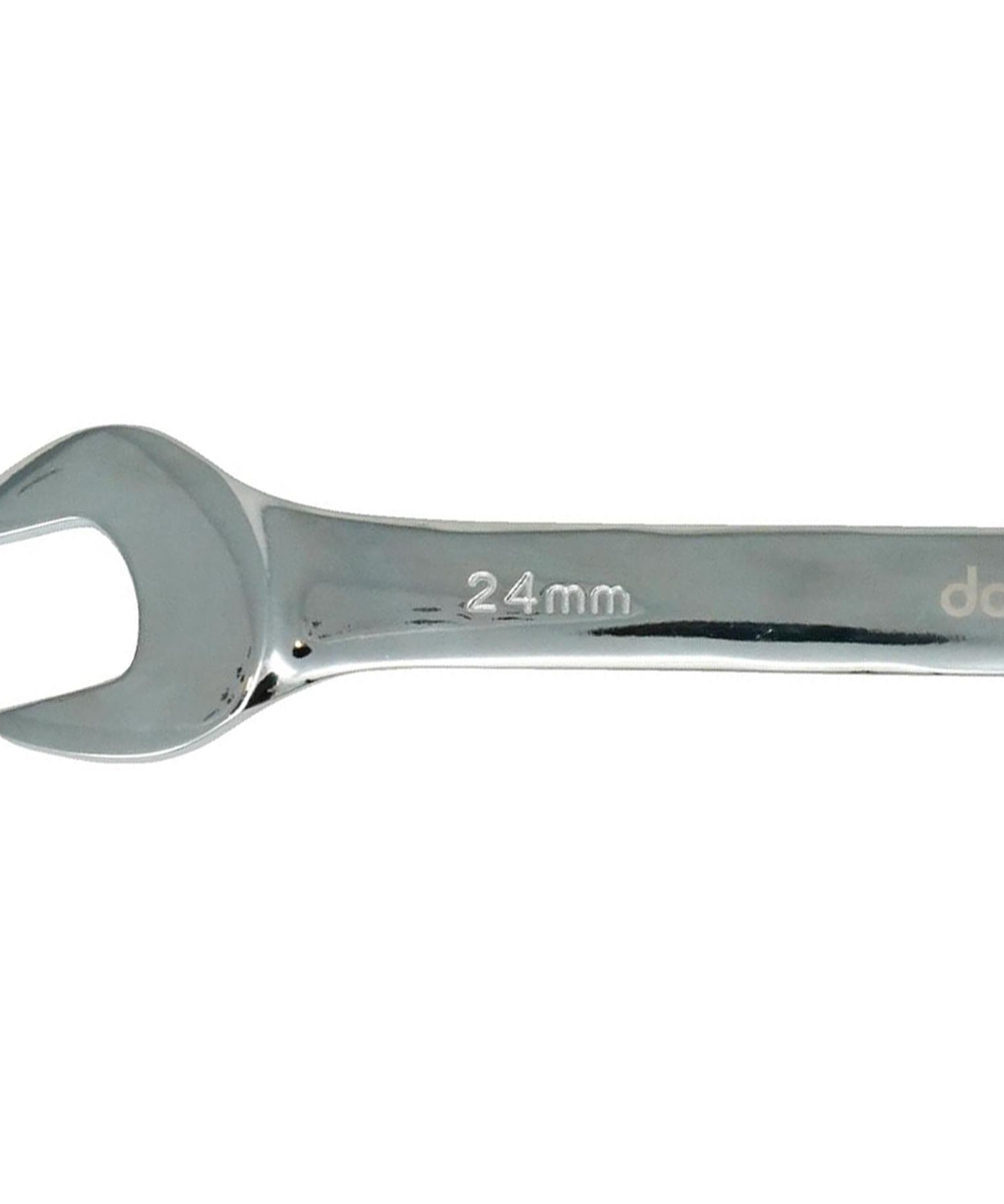 24mm Ratchet Wrench, Fixed Head, Chrome Vanadium, Corrosion-Resistant by Dapetz