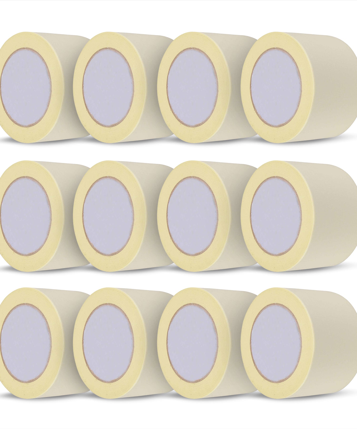 12 Rolls Masking Tape Professional Decorating Painting Extra Wide Mask 75mm x 50m By Dapetz