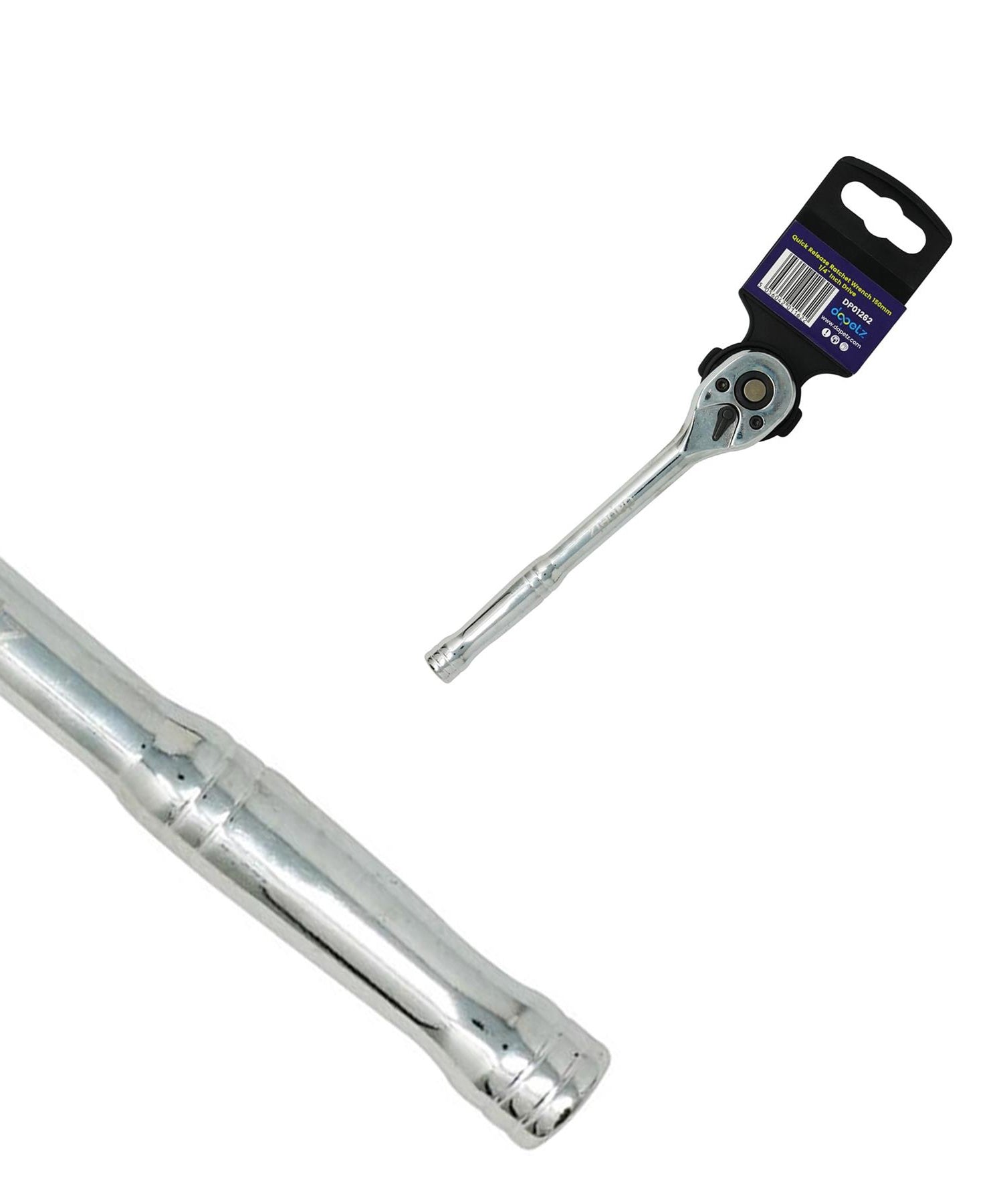 Quick Release Ratchet Wrench 150mm 1/4" Inch Drive With Warranty Crv By Dapetz