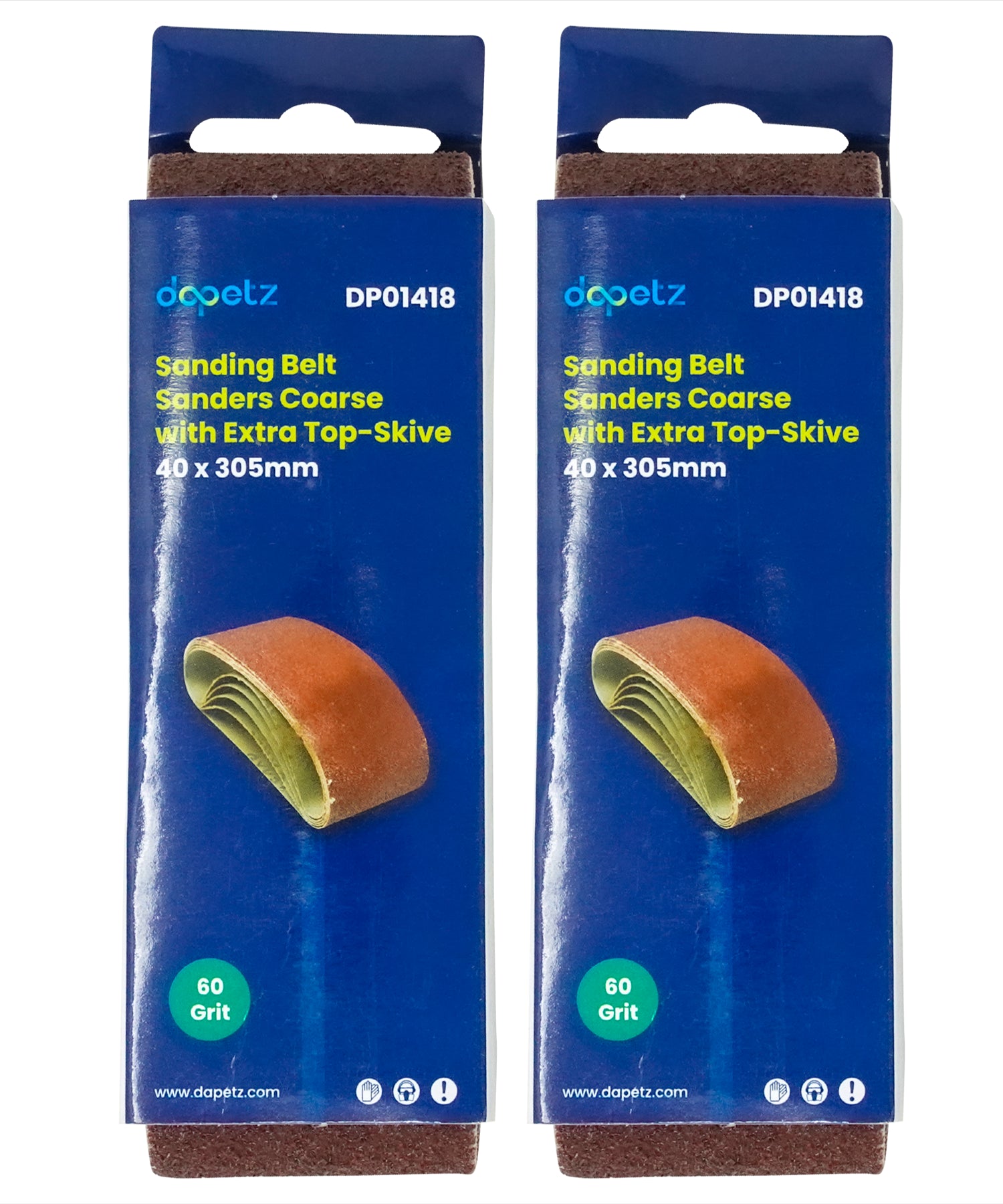 Sanding Belts 40 x 305mm Belt Sander 60 Grit for Makita Sander Sheets 10Pcs By Dapetz