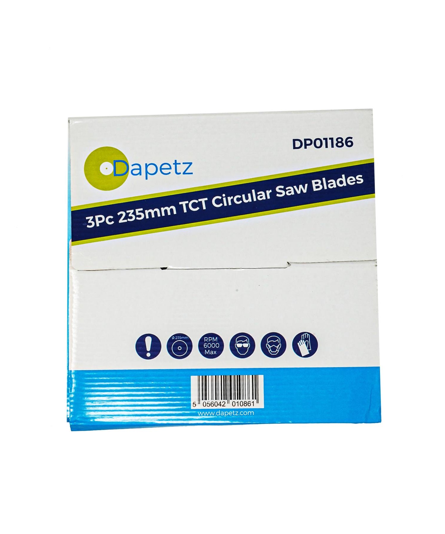 (Pack of 3) Circular Saw Blades 235mm Dia | 24, 40 & 48 Teeth 30mm Bore TCT Saw Disc for Wood by Dapetz
