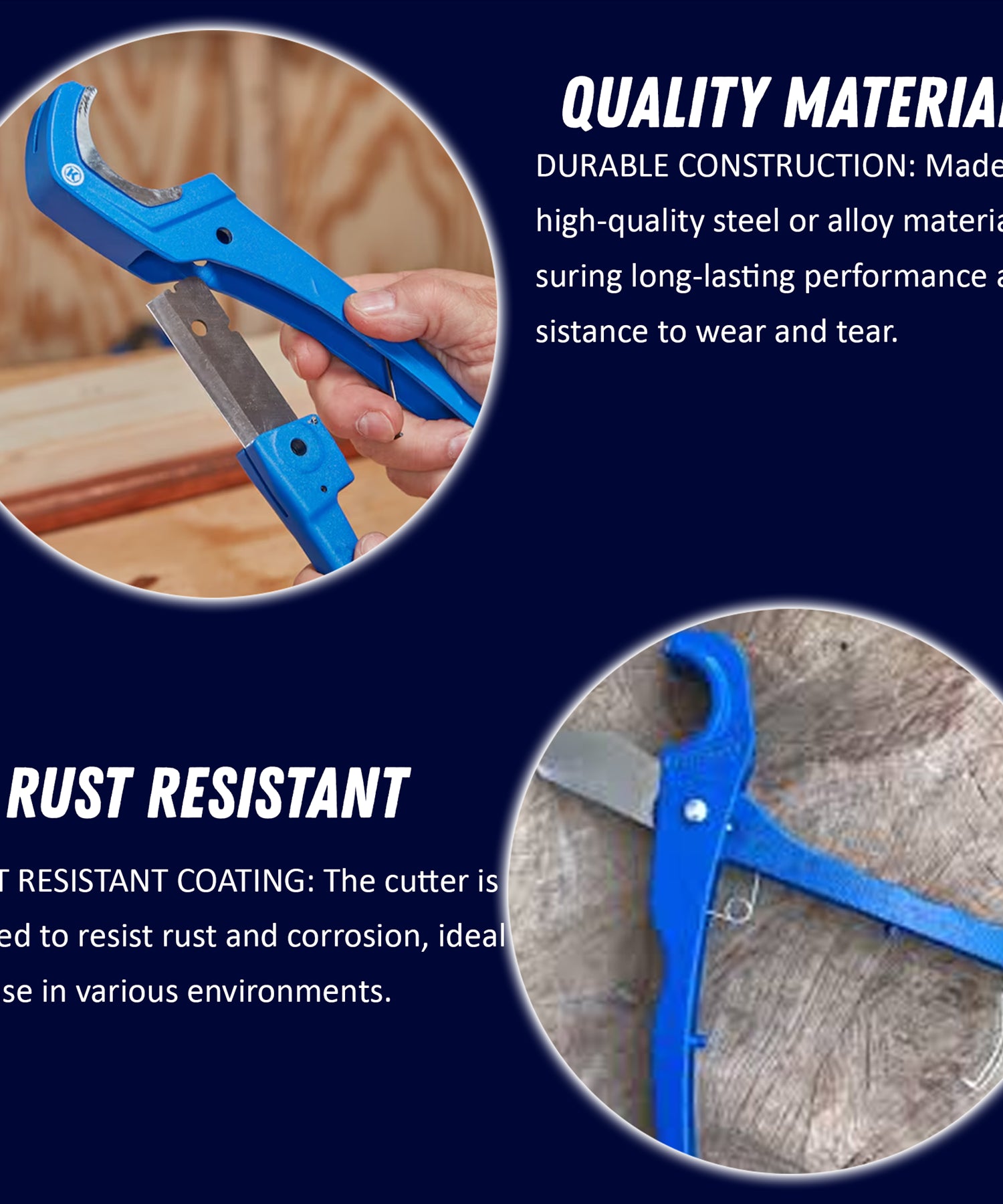 Plastic Hose Pipe Cutter Pvc Pipe 36mm Polybutyene Neoprene Rubber Plumbing Tool by Dapetz