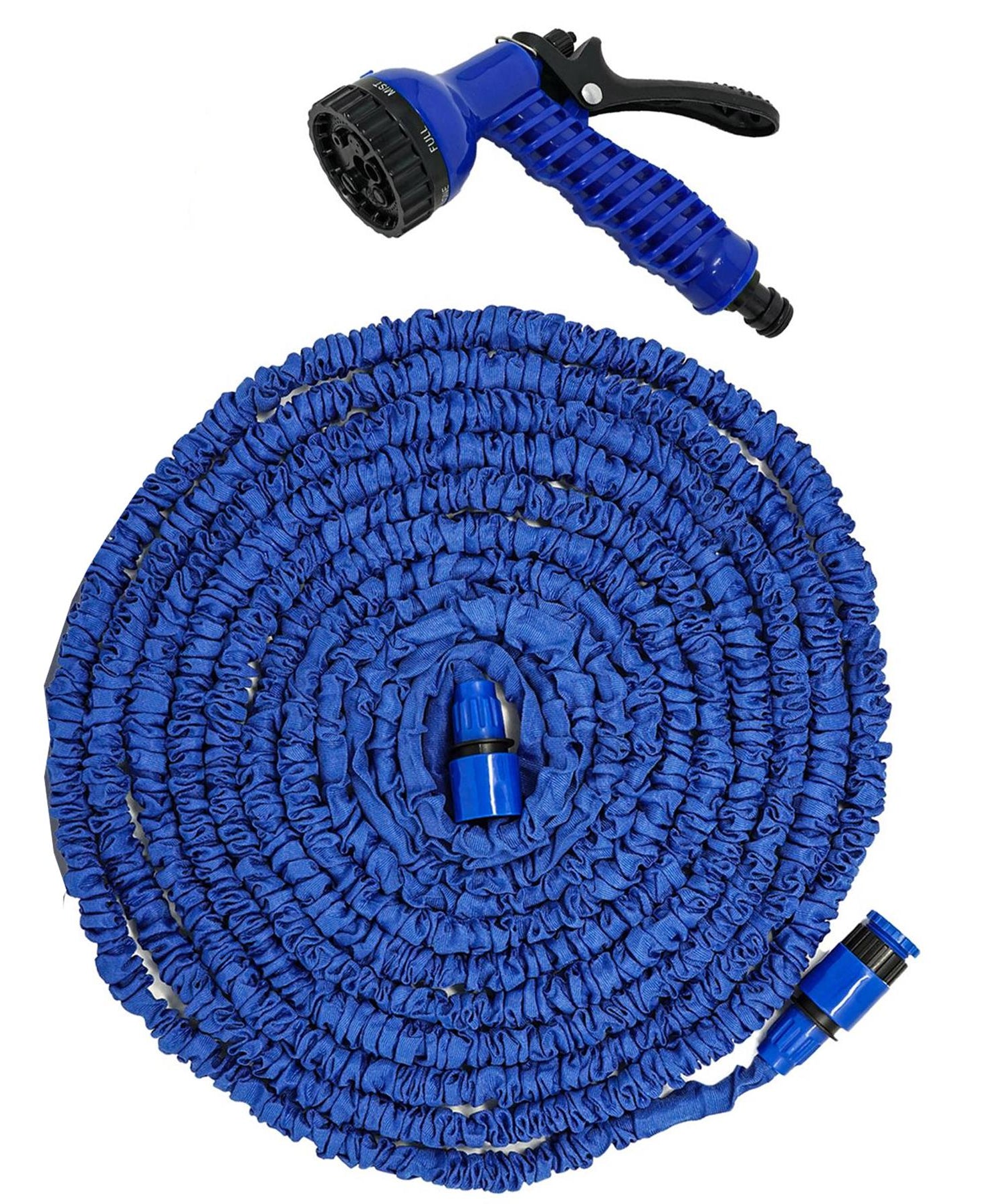 Expandable Garden Hose Pipe 15m 50ft With 7 Function Water Spray Gun Magic Hose