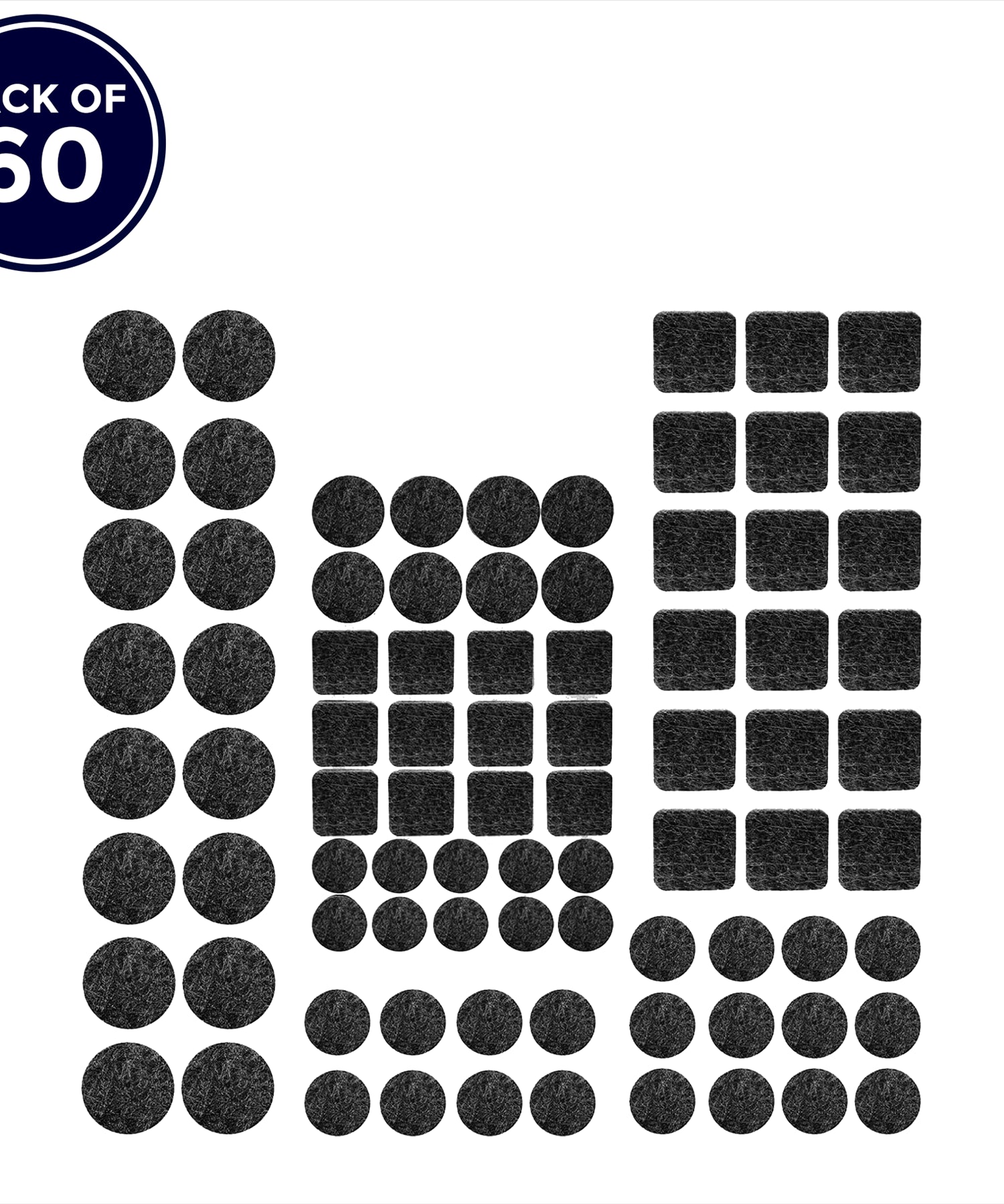 60 pieces of Furniture Felt Pad Cushion  set