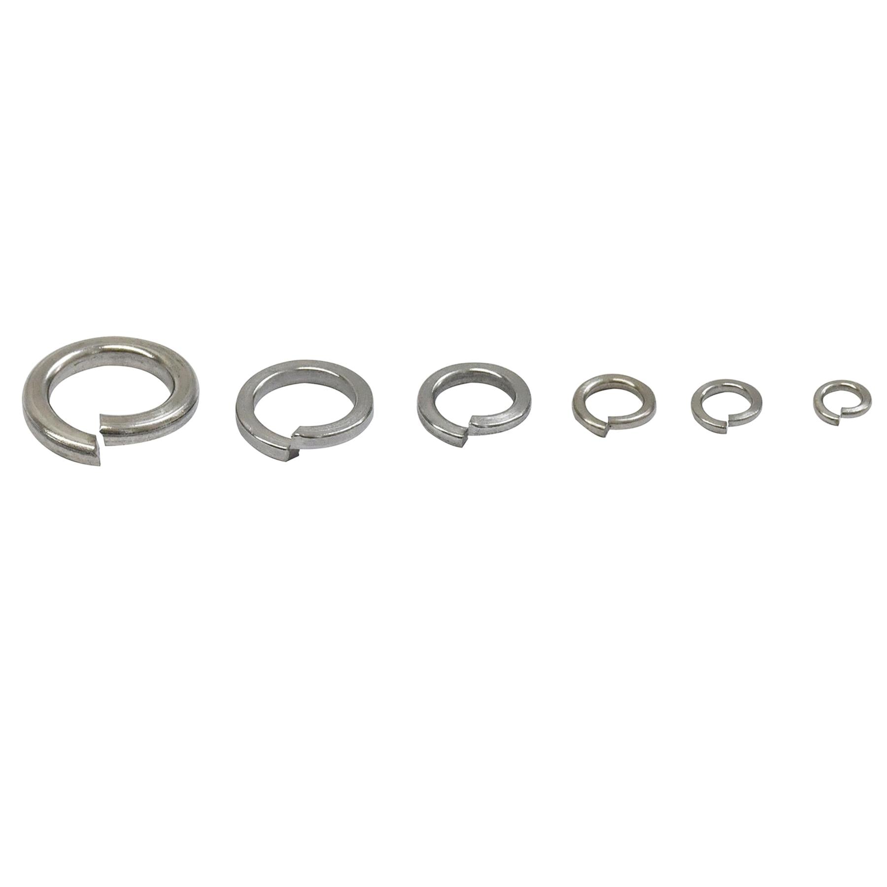 Spring Washers Stainless Steel Flat,790 Pc Assorted Set Dapetz