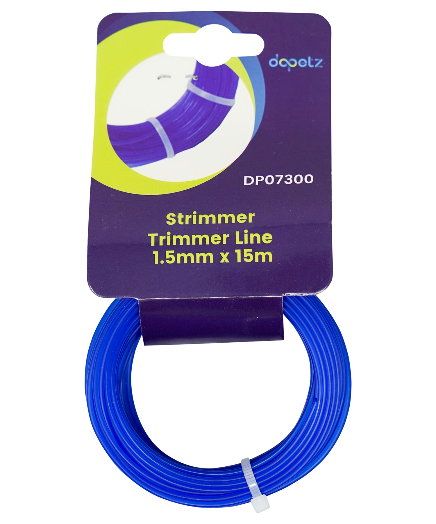 Blue Trimmer Strimmer Line Wire Cord Flymo/Bosch 1.5mm x 15m By Dapetz