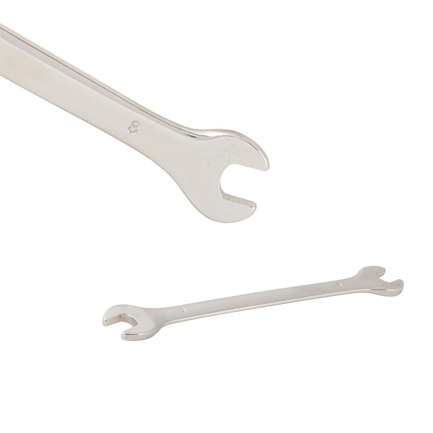 Dapetz Open End Spanner Wrench 8mm x 9mm Double Ended Chrome Vanadium Steel
