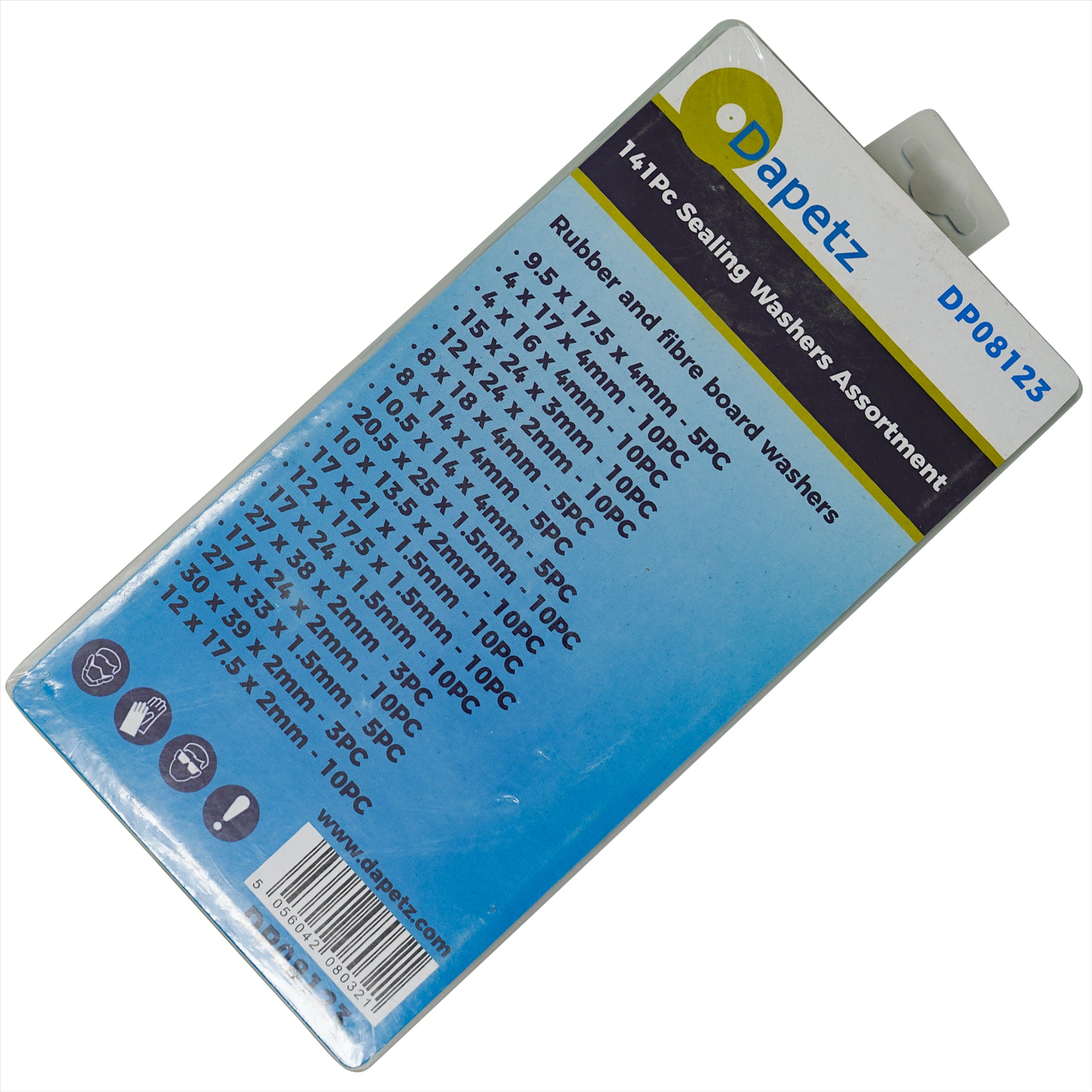 Assortment Box Of Plumbers Washers 141PCs Set Tap Sealing Shower Hose Rubber Washer By Dapetz