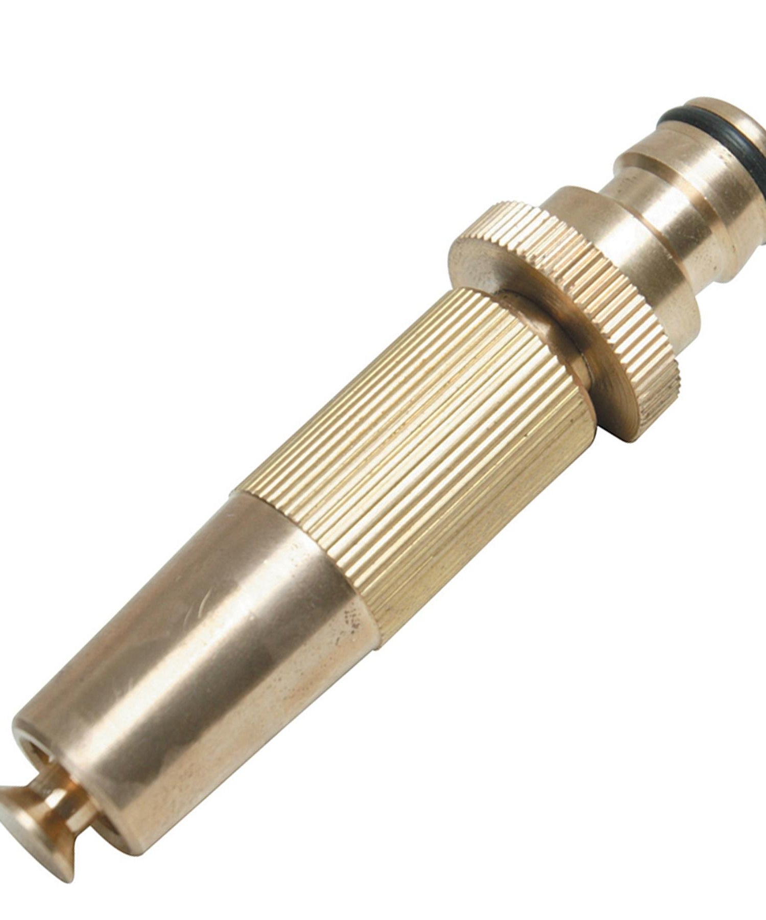 Solid Quick Connect Adjustable Brass Hose Nozzle Strong For Garden Plumbing Use By Dapetz