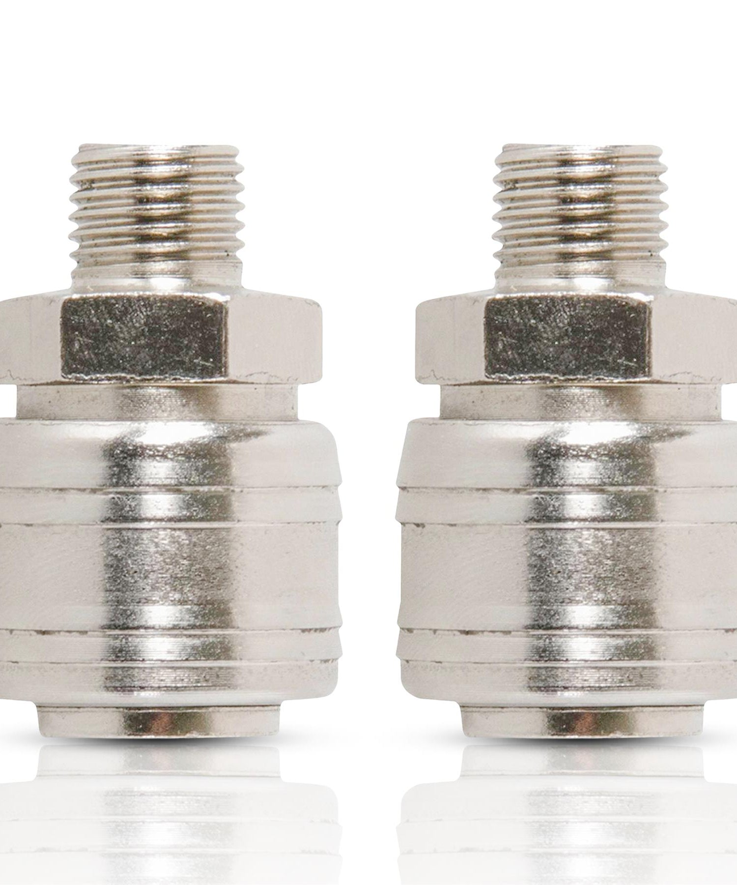 Euro Air Line Fitting Quick Release For Compressor Hose 1/4" BSP Male Thread 2PC