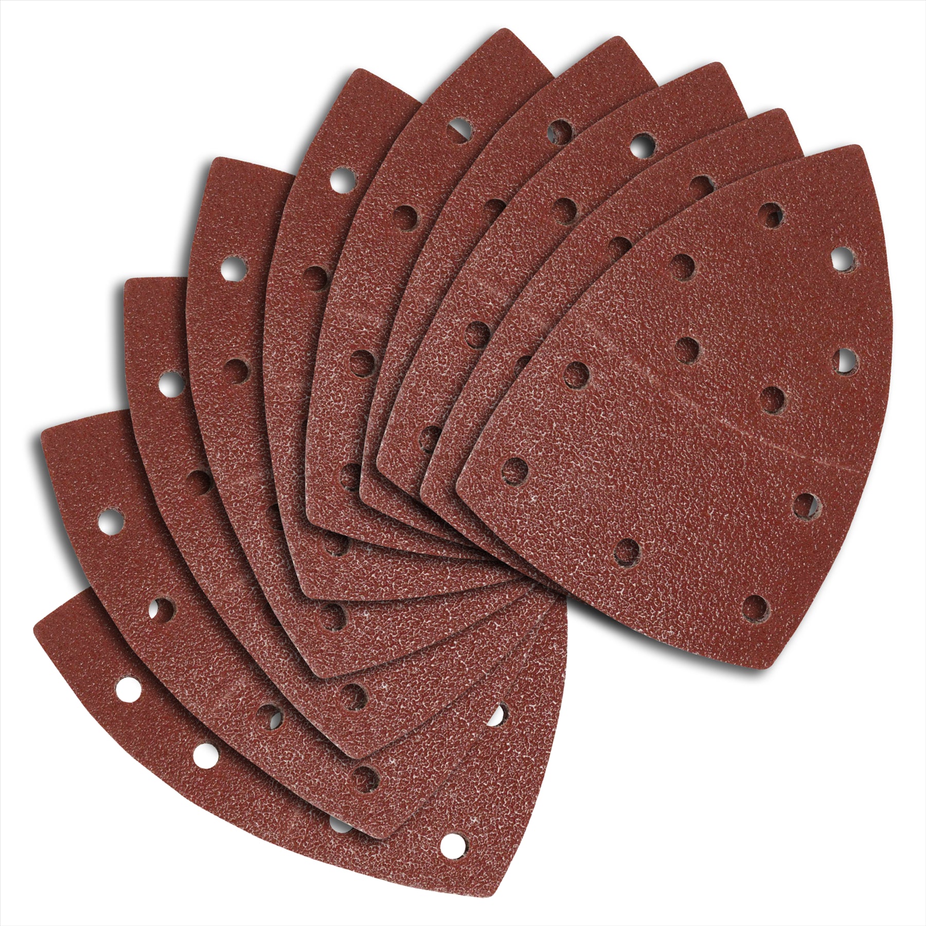 40-180 Grits Mouse Sanding Sheets Hook and Loop Sander Pads 11-Holes Sand Paper 50PC