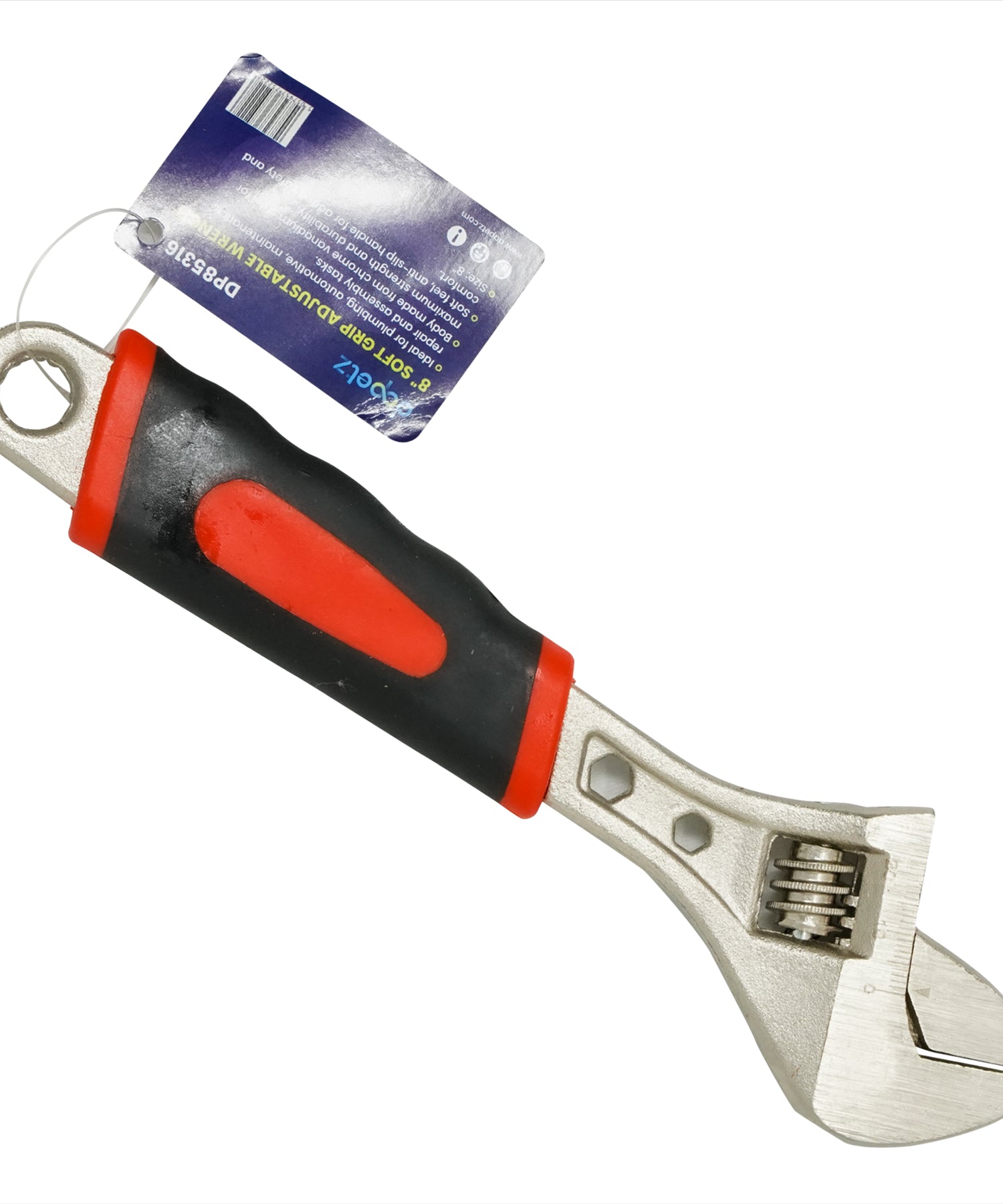 "8" Adjustable Spanner Wrench 200mm - Versatile Hand Tool for DIY & Plumbing