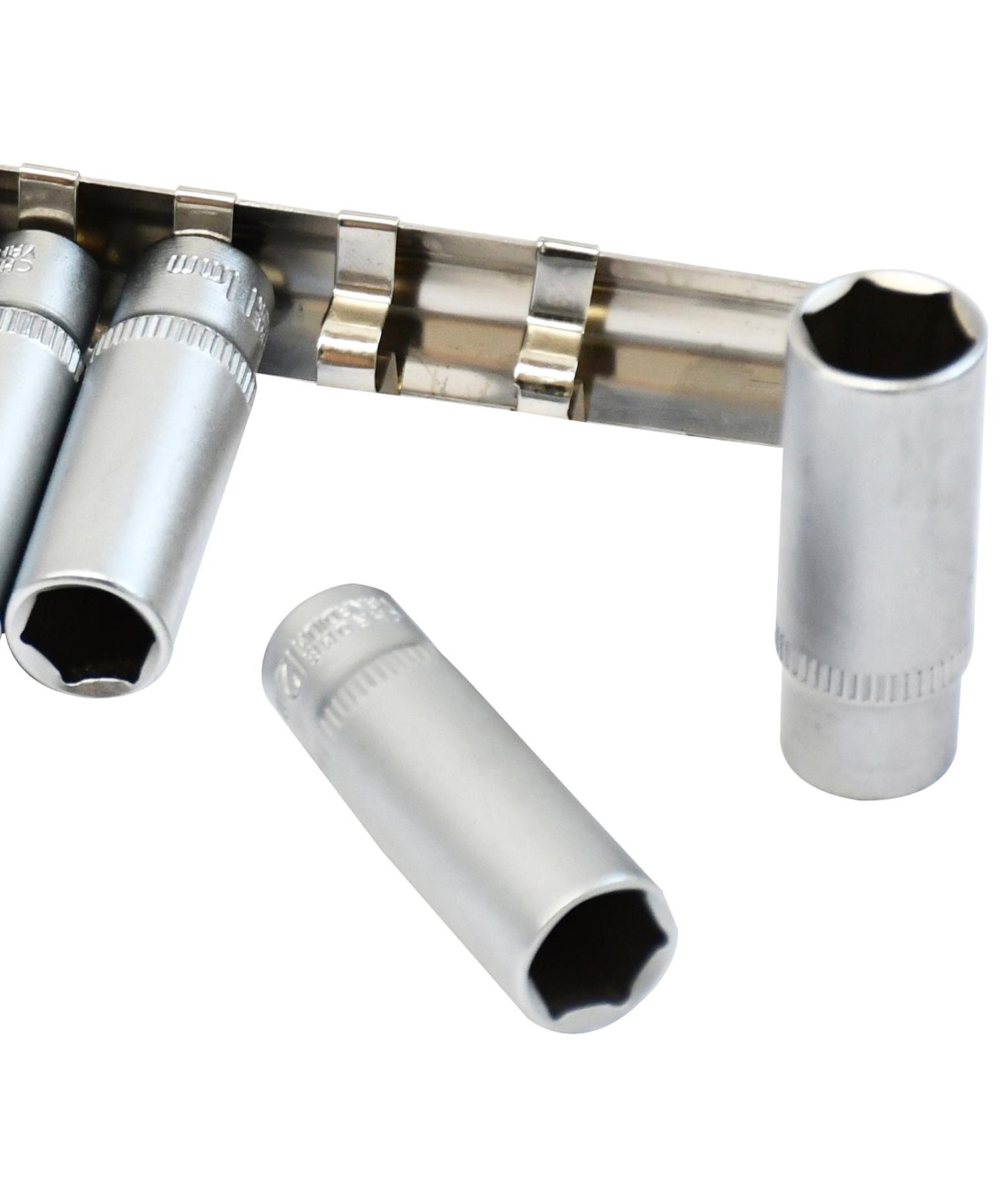 1/4" Deep Socket Set 11Pc 4 - 13mm Deep Drive Sockets Cr-V Long Reach By Dapetz