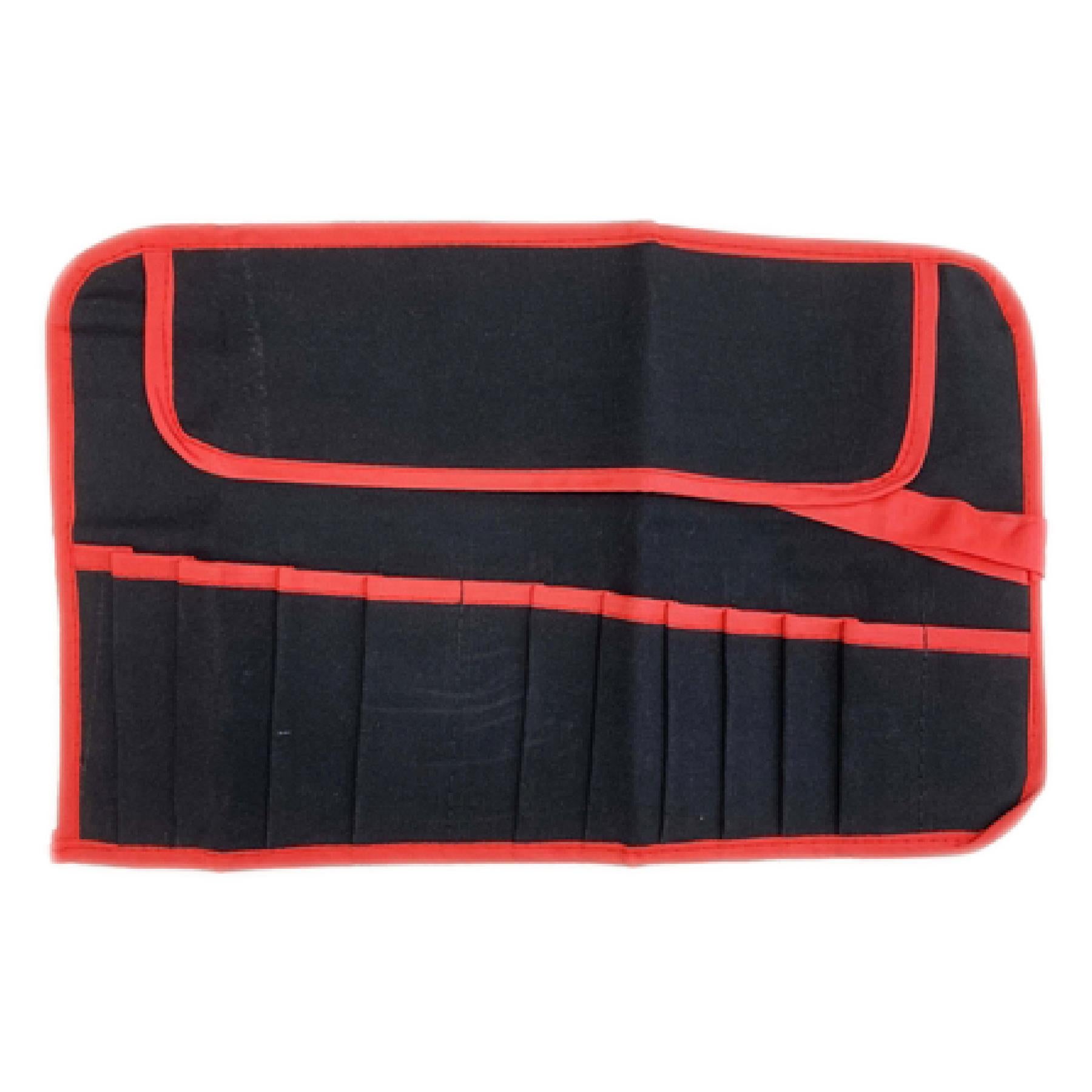 Roll Up Canvas Tool Storage Bag with 12 Pockets for Wrenches & Hand Tools By Dapetz