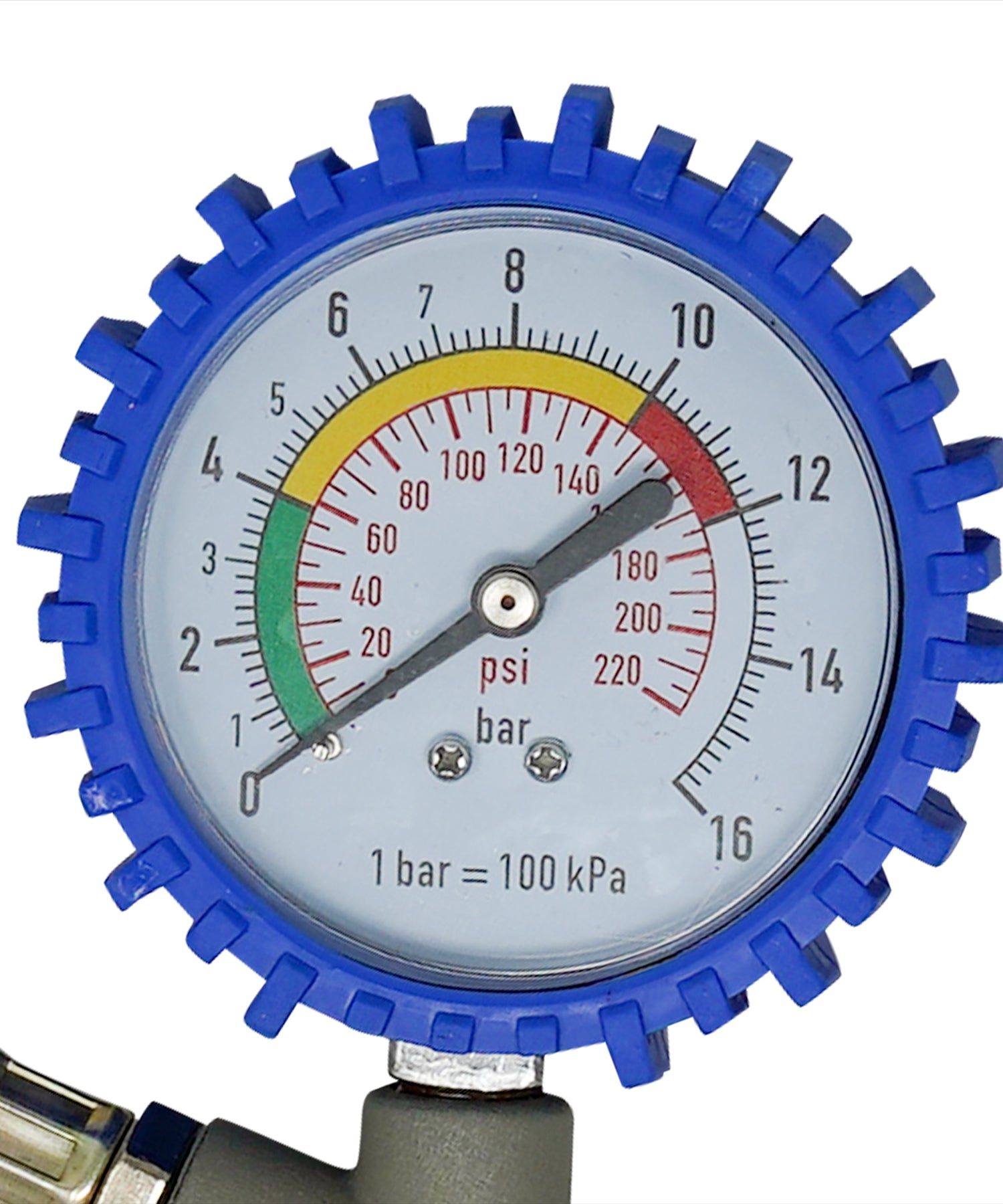 Tyre Air Inflator and Pressure Gauge Gun For Use With Air Compressor Car Van