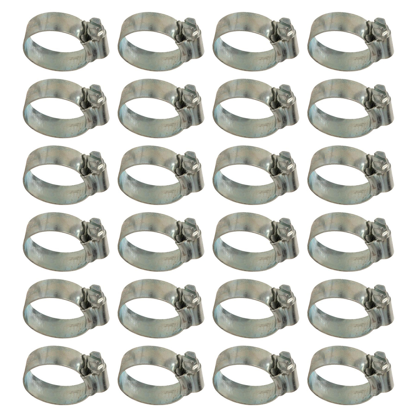 20 x Hose Clips Genuine Worm Drive Fuel Hose Clamps Clips 22 - 30mm