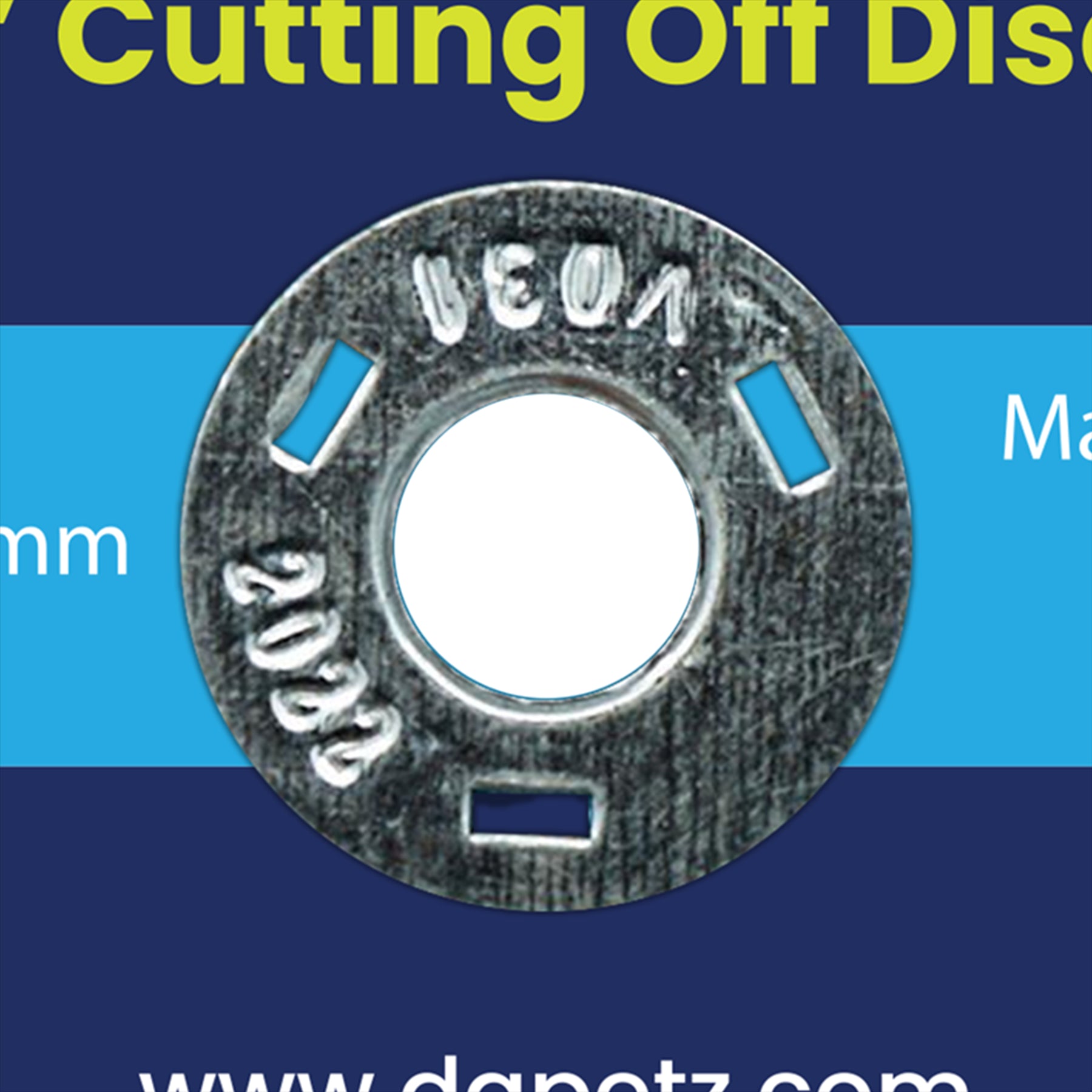 (Pack of 10) Metal Cutting Discs 75mm Angle Grinder Disc Stainless Steel by Dapetz