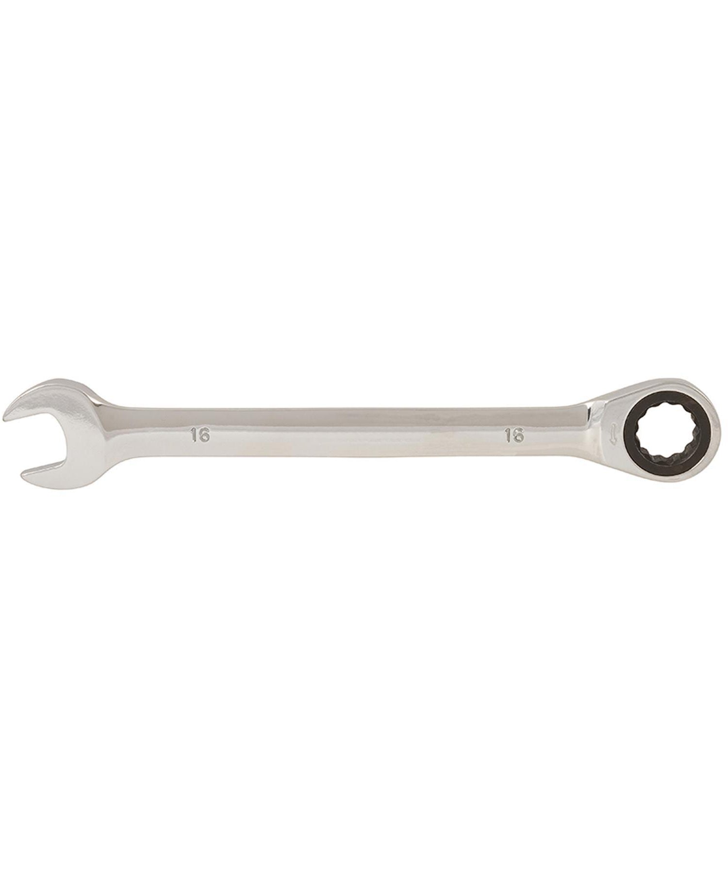 Fixed Head Ratchet Metric Spanner 16mm Open End Ring Combination By Dapetz