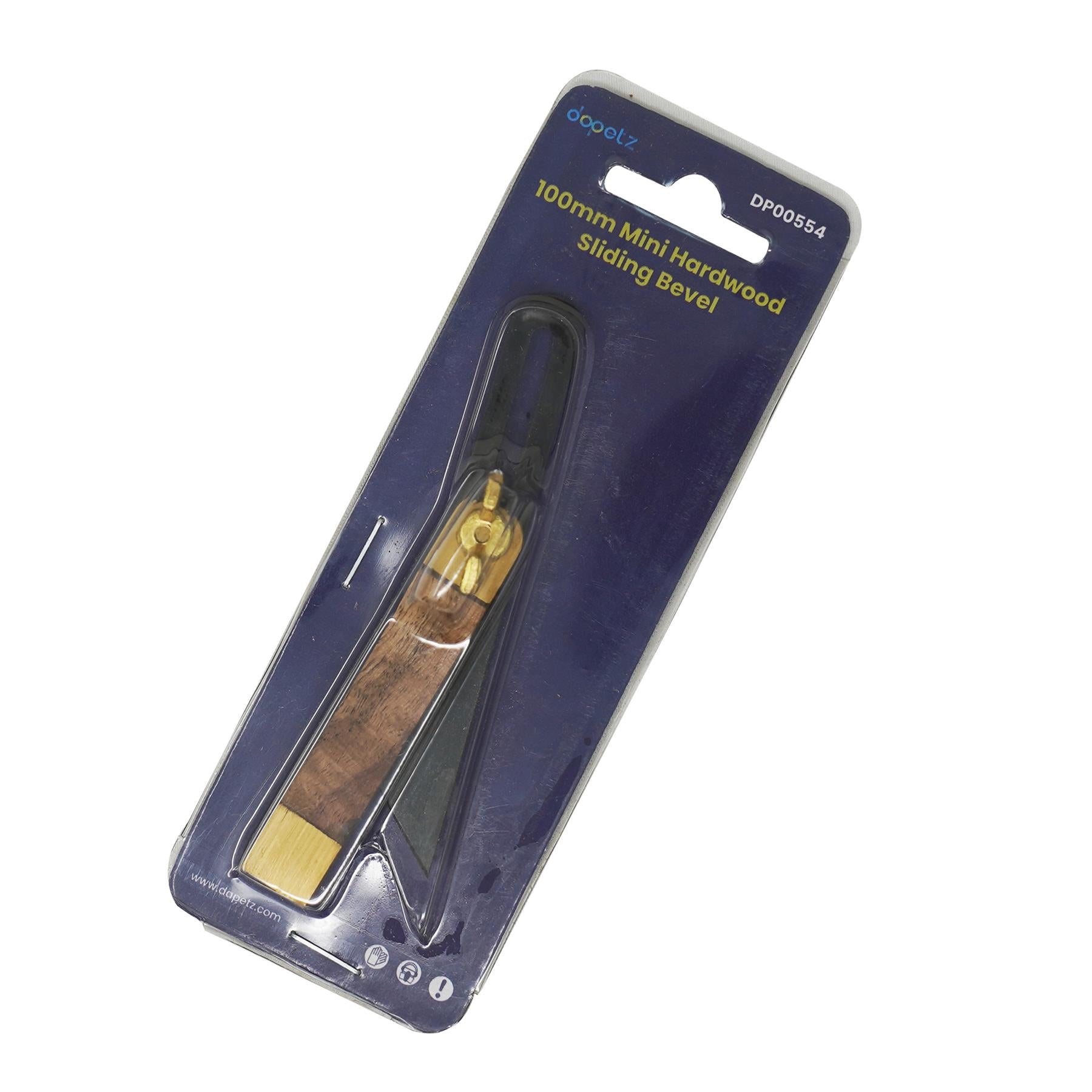 100mm Mini Adjustable Bevel Carpentry Miniature Tools With Solid Brass End Cap by Dapetz