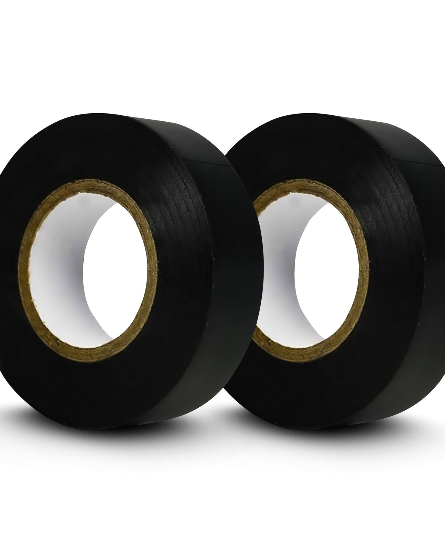 2PCS Electrical PVC Insulating Tape 19mm x 33m Flame Retardent Black By Dapetz