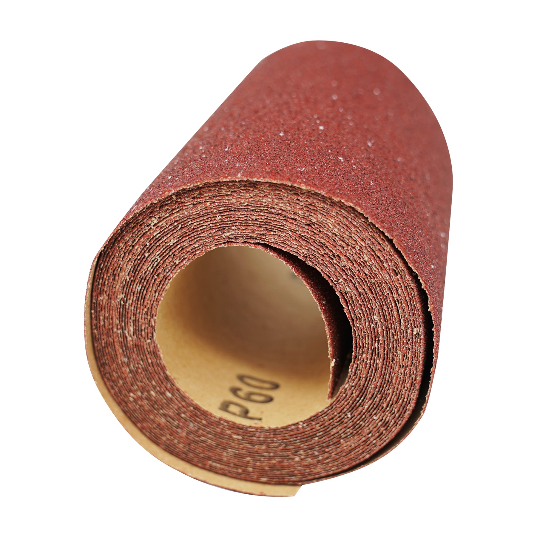 ALUMINIUM OXIDE SANDING ROLL 115mm 5m RED GRIT 60 by Daptez