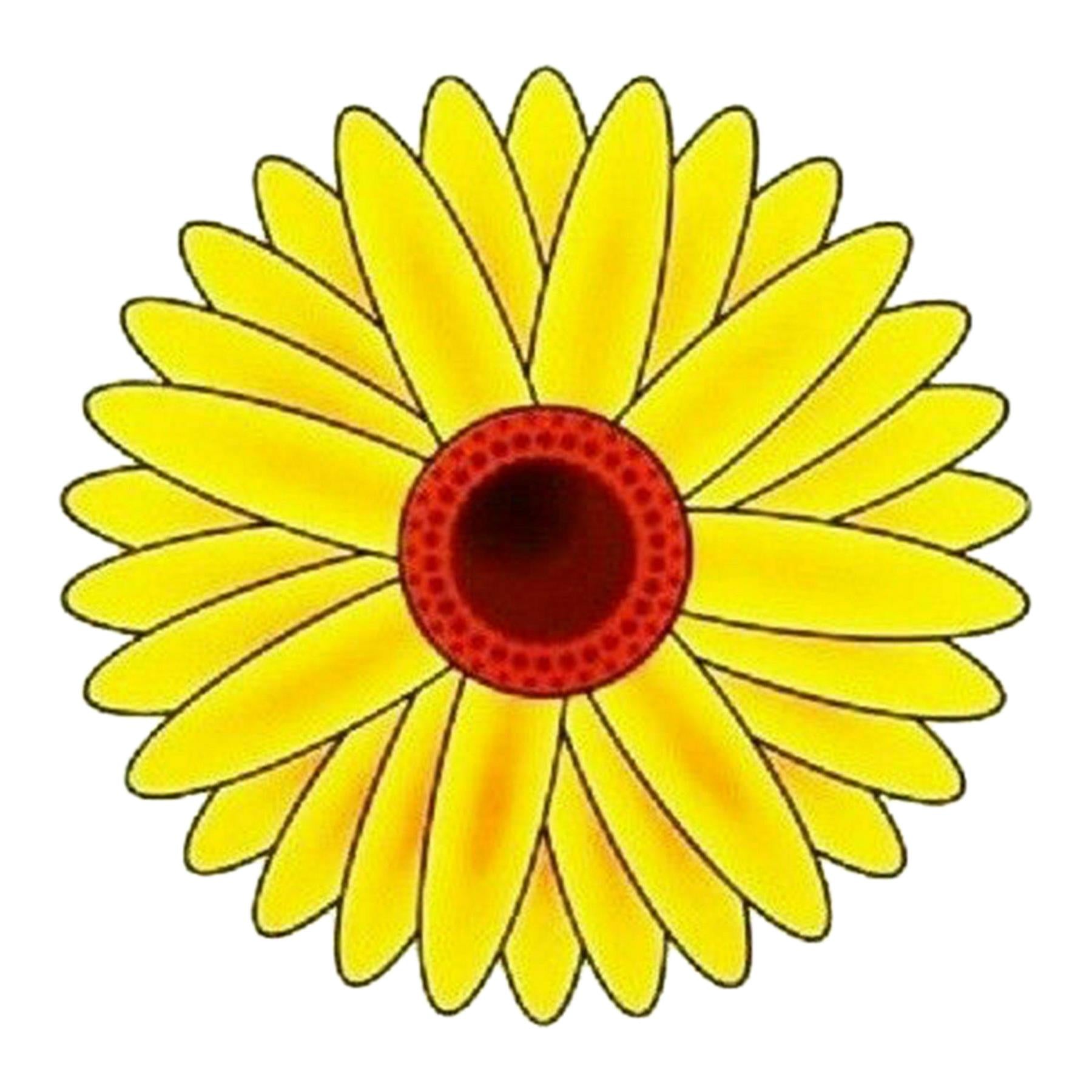 4pc Fly Traps Fly Killer Sunflower Window Sticker Trap Stickers Insect Insects New