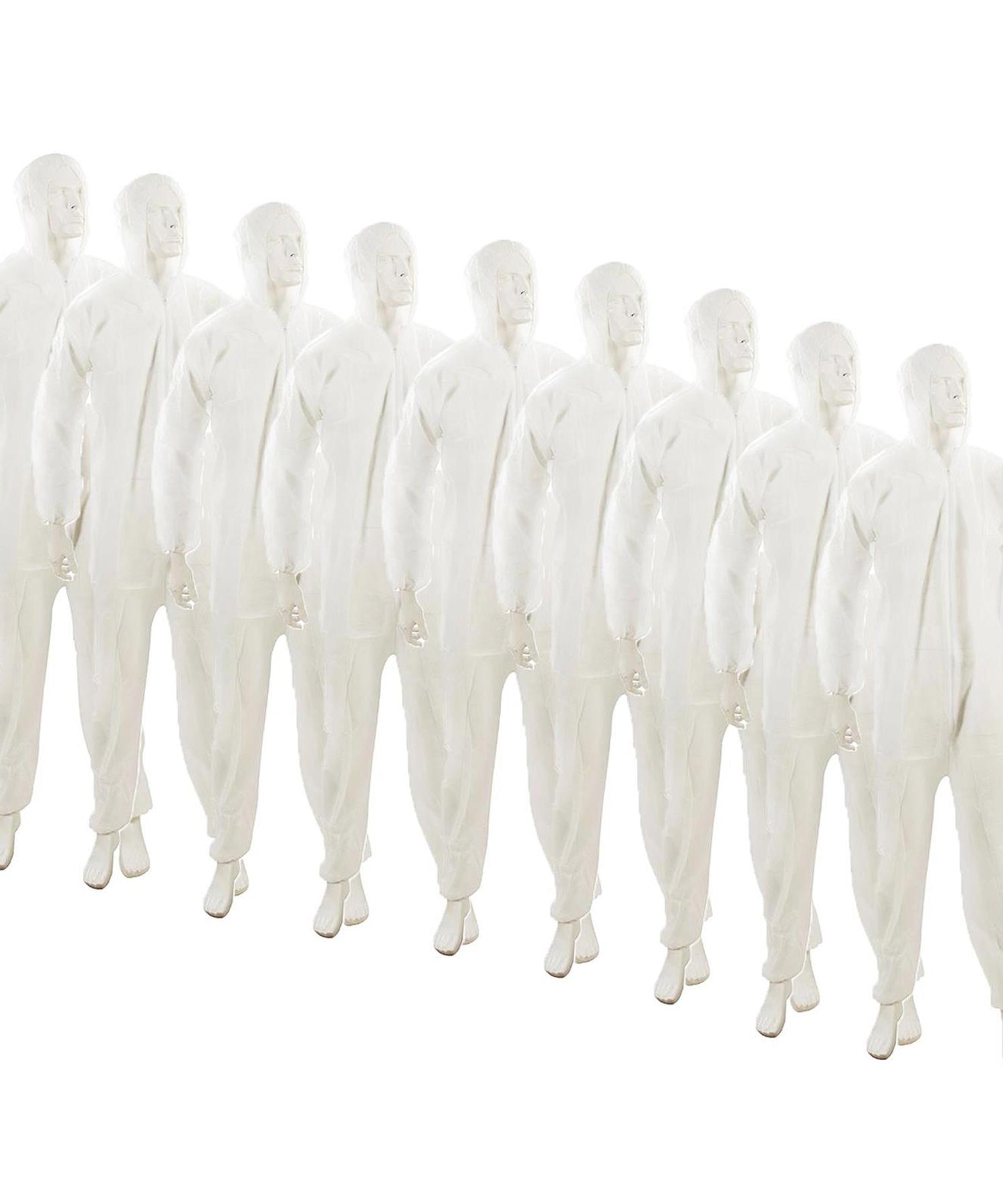 Disposable Paper Suit Protective Overall Coveralls XL 136cm (54") Pack of 20 By Dapetz