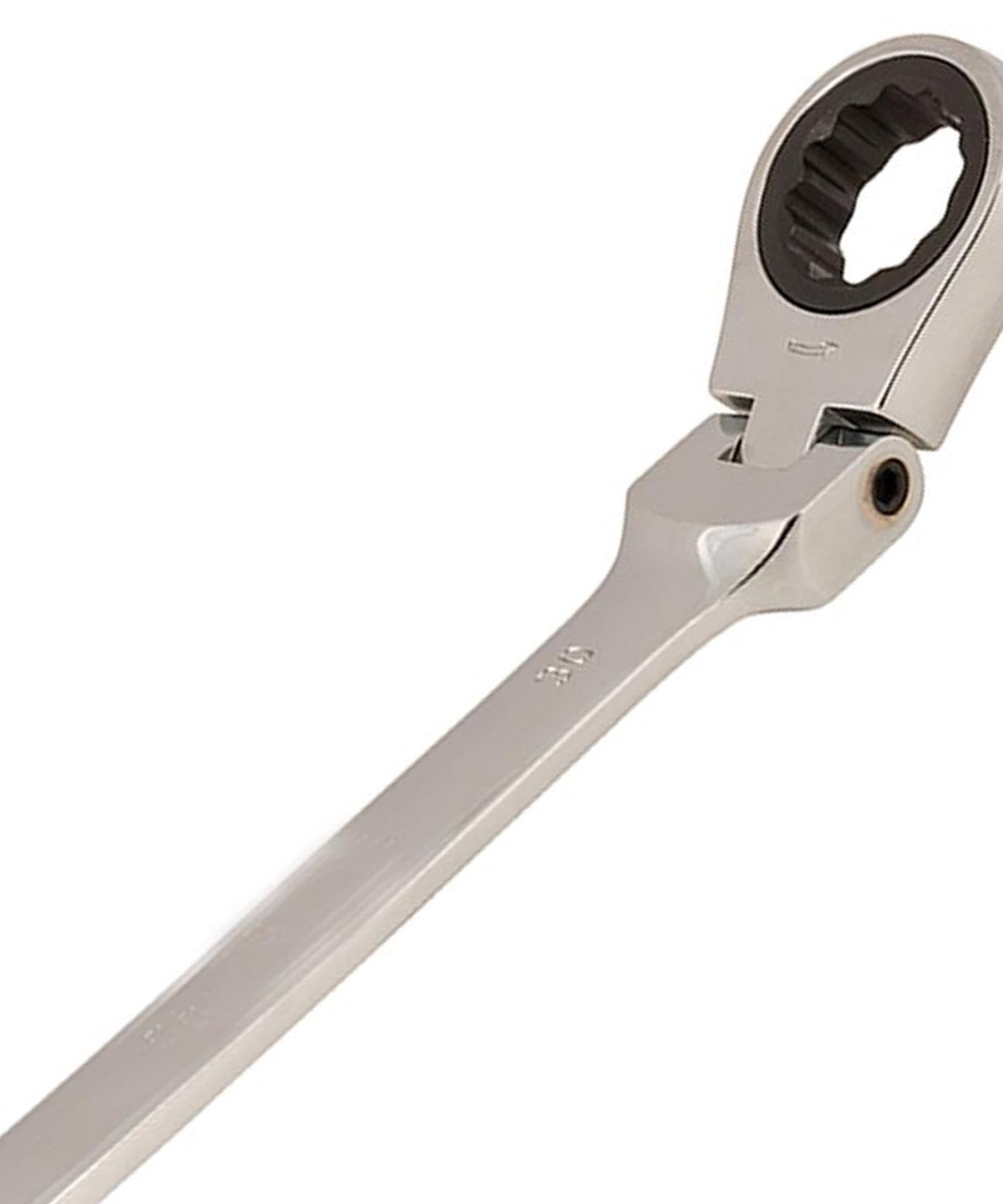 Flexible Head Ratchet Metric Spanner 30mm Open End & Ring