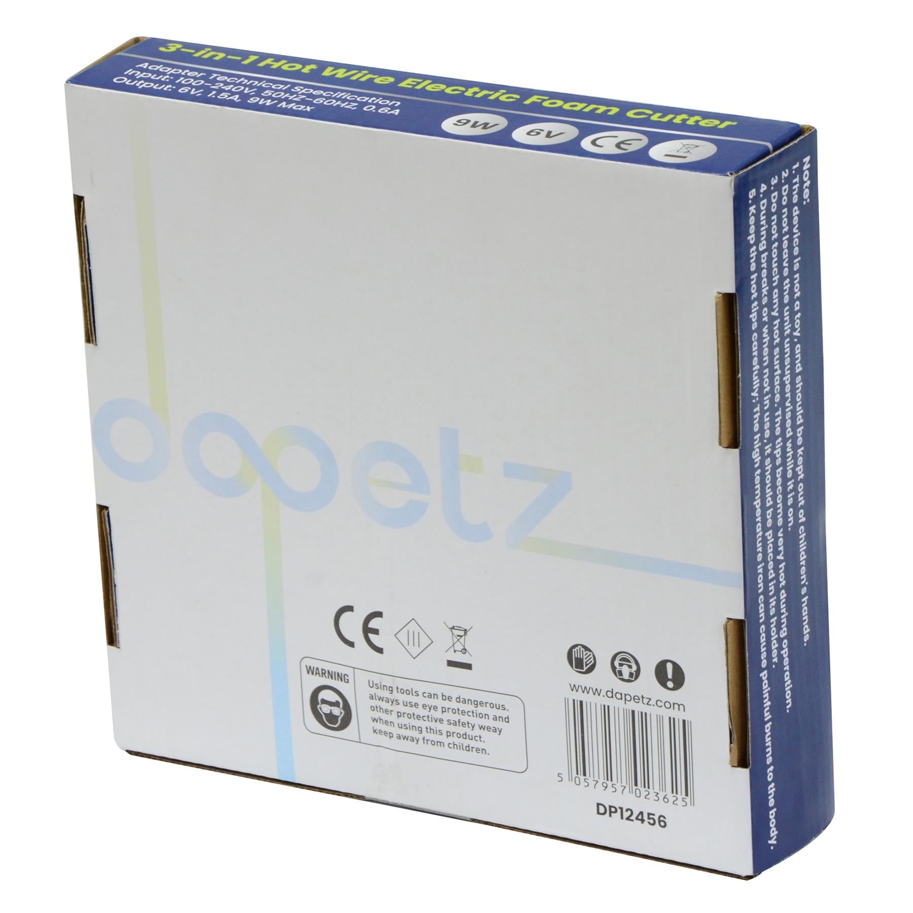 3-in-1 Electric Cutter Polystyrene Hot Wire Styrofoam Cutting Pen Tool set