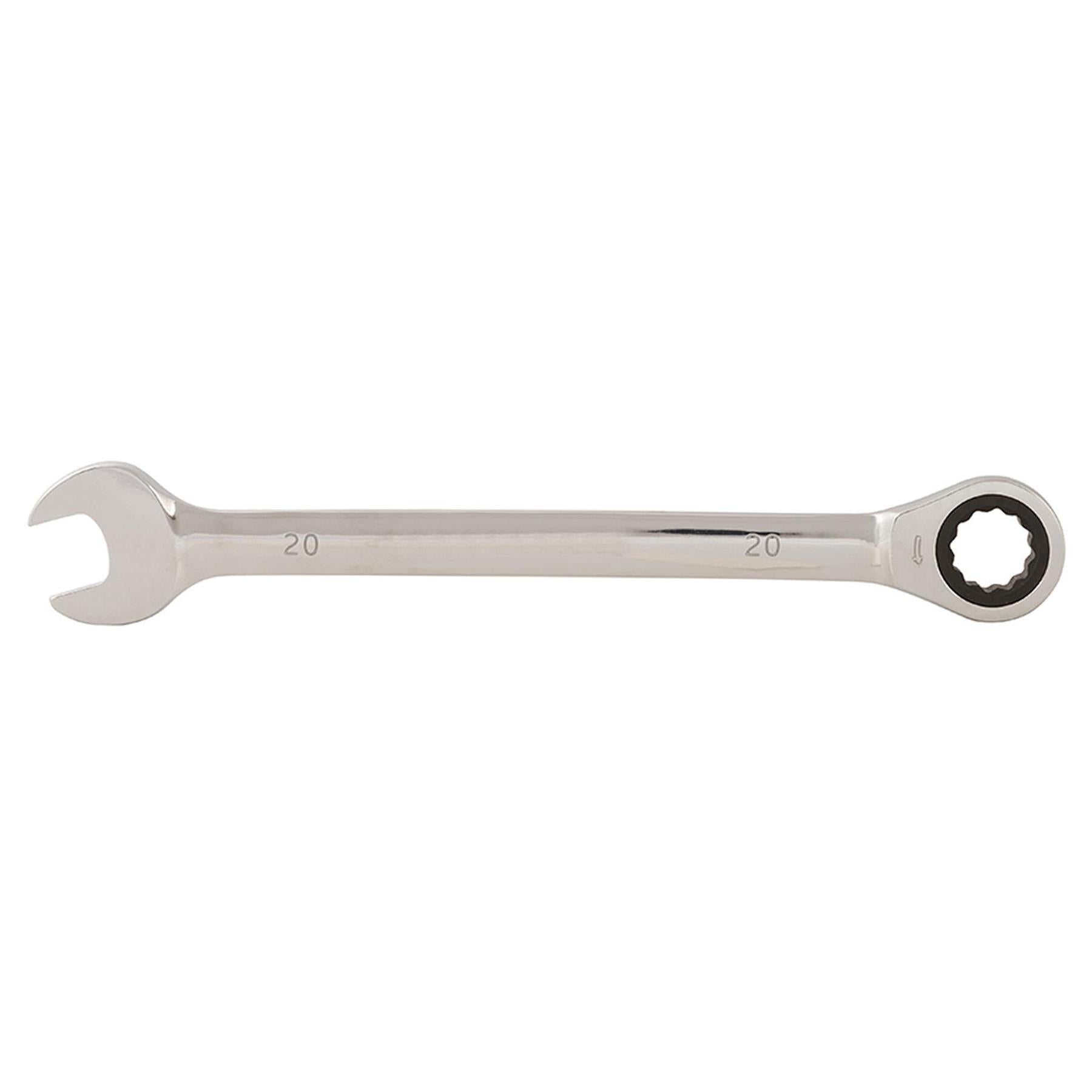 Fixed Head Ratchet Metric Spanner Open End Ring Combination 20mm