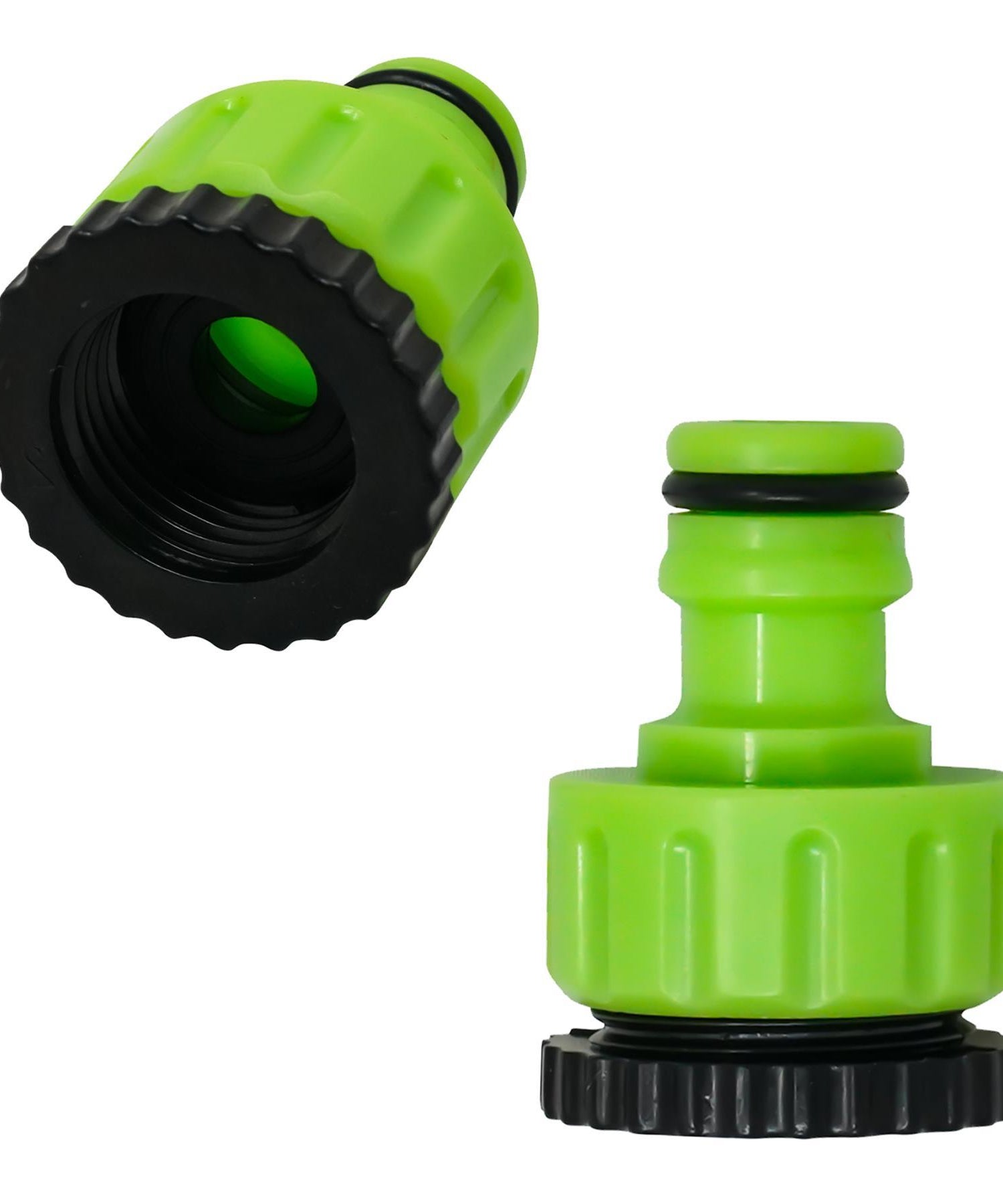 9x 1/2"-3/4" Tap Connector Adaptor Garden Hose Pipe Adapter Screw Threaded